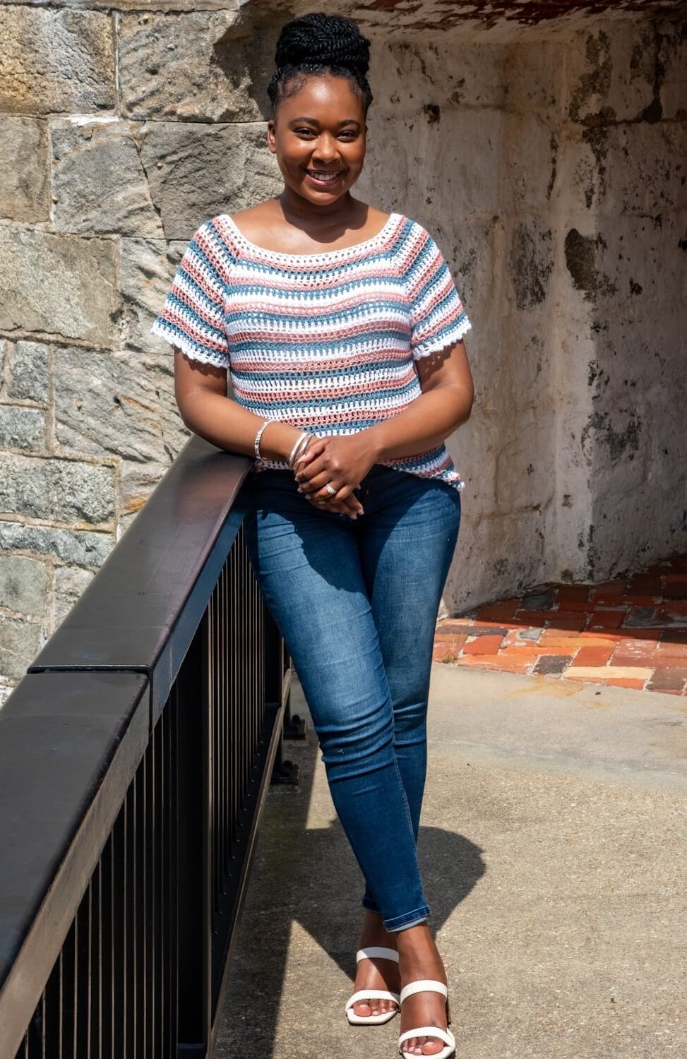 Image of Crochet Kit - Esmé Striped Tee