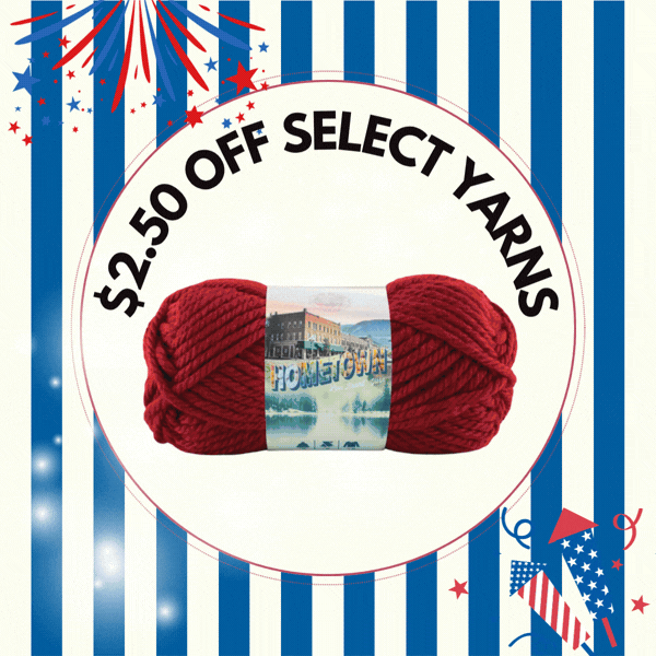 $2.50 off select yarns