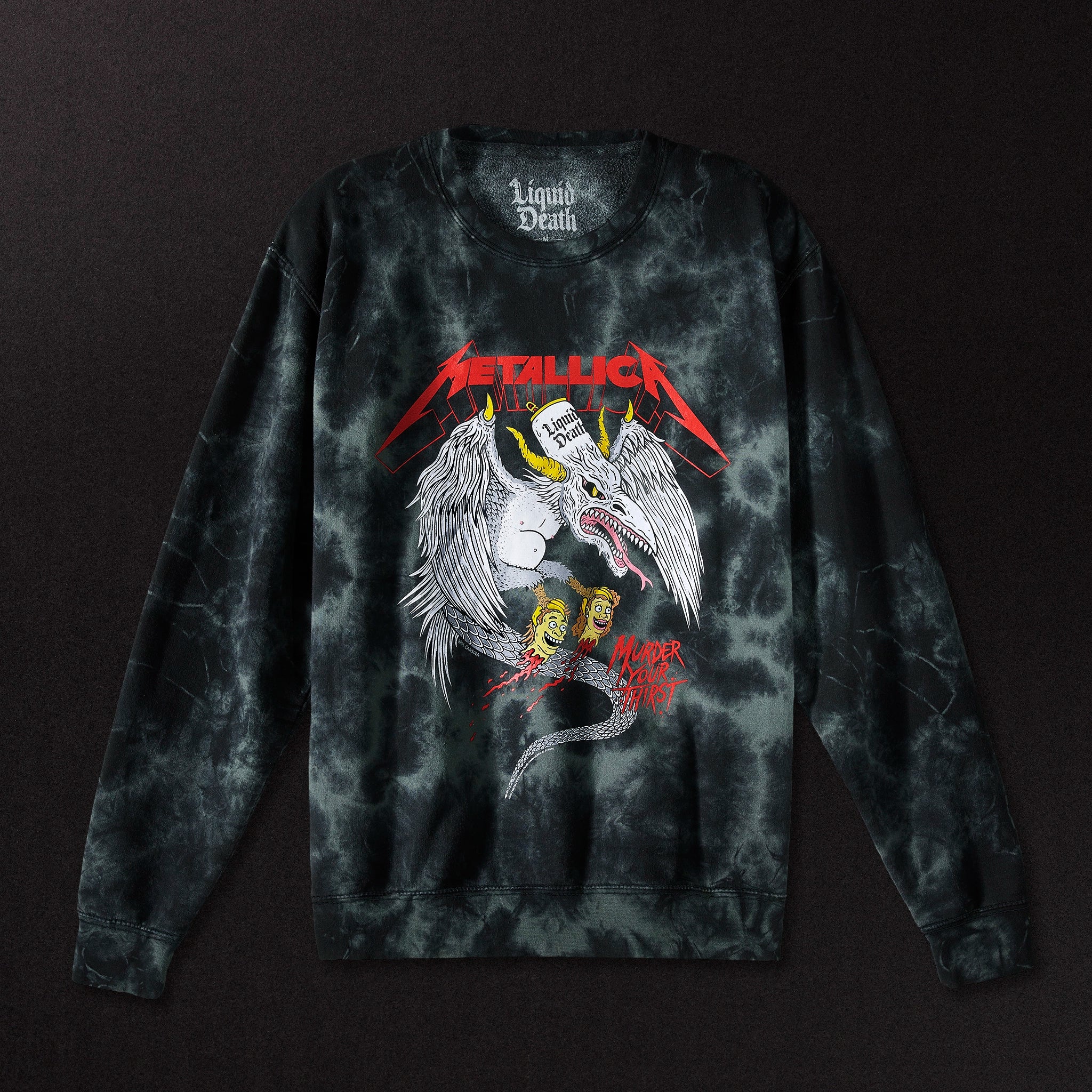 Image of Liquid Death x Metallica Tour Sweatshirt