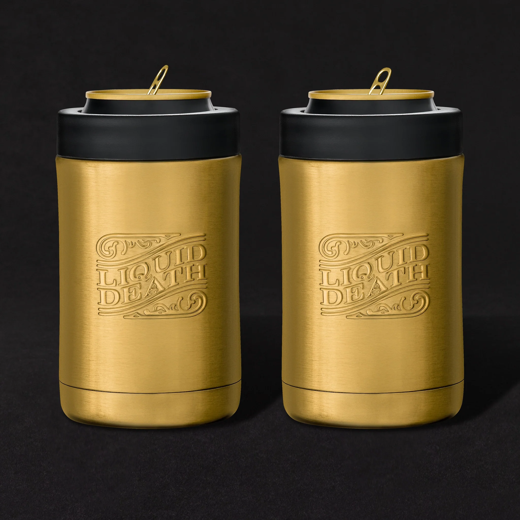 Image of Death Metal Steel Can Cooler Set
