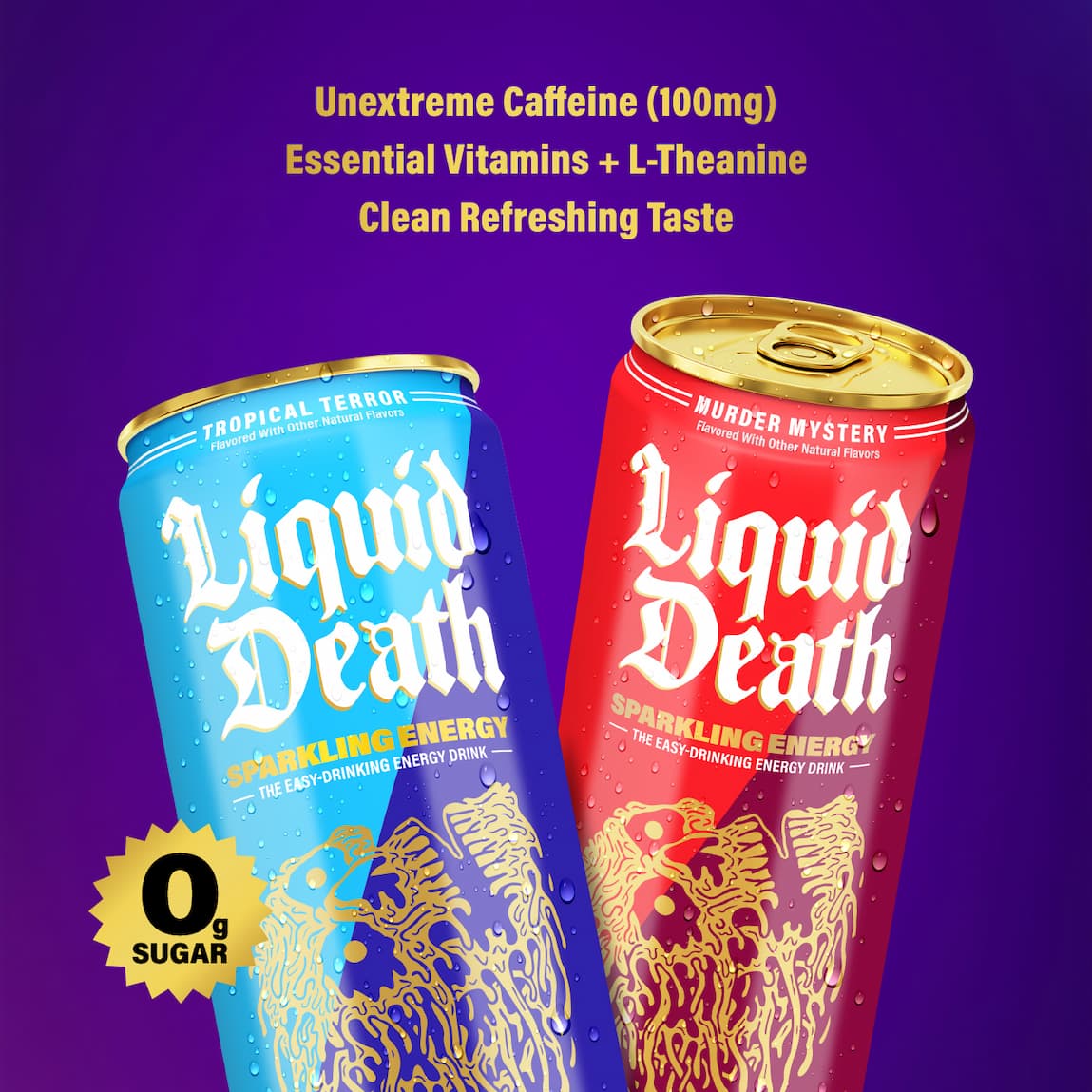 Liquid Death Energy Gets You Chicken Wings