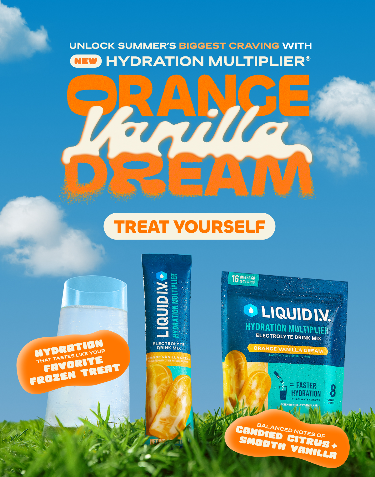 New Orange Vanilla Dream Hydration Multiplier