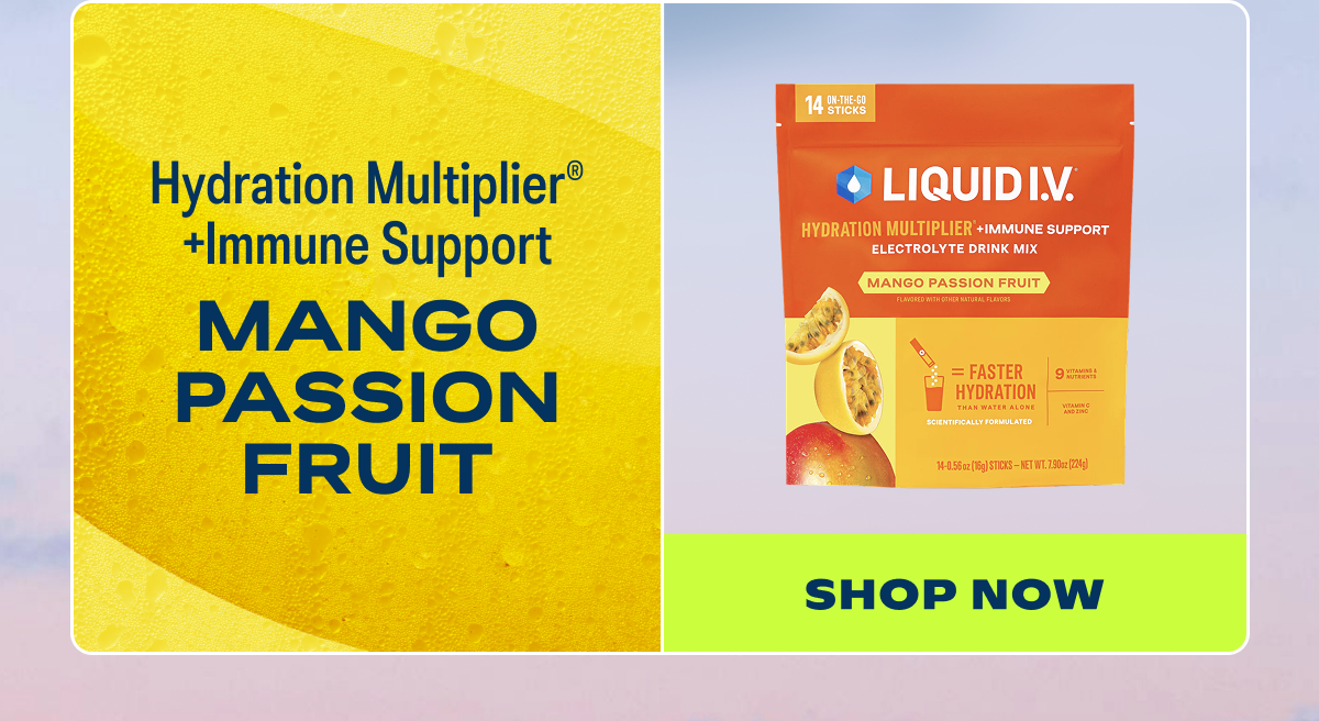 Mango Passion Fruit Hydration Multiplier +Immune Support
