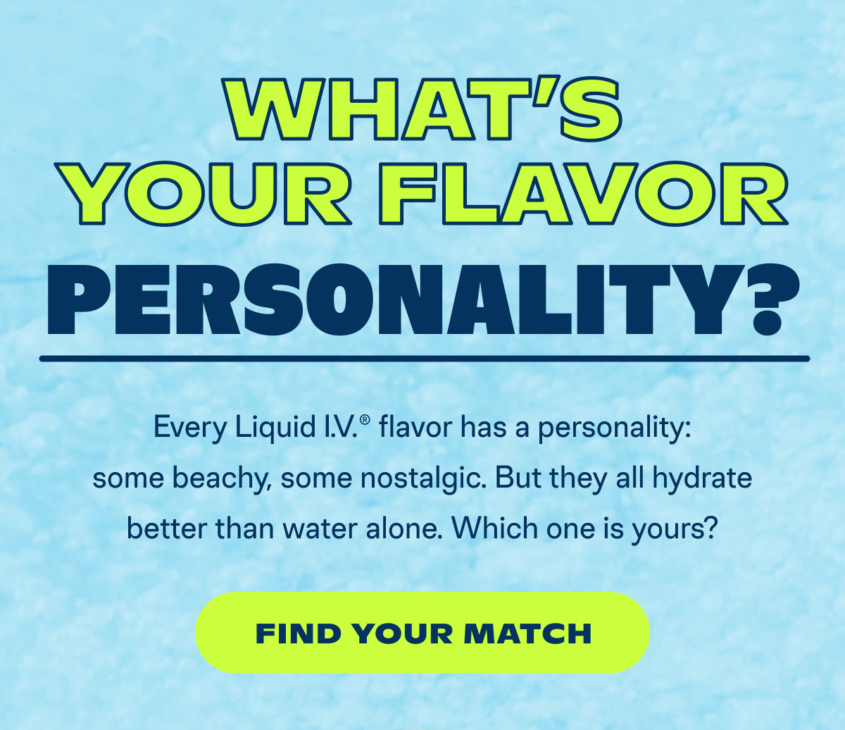 What's Your Flavor Personality?