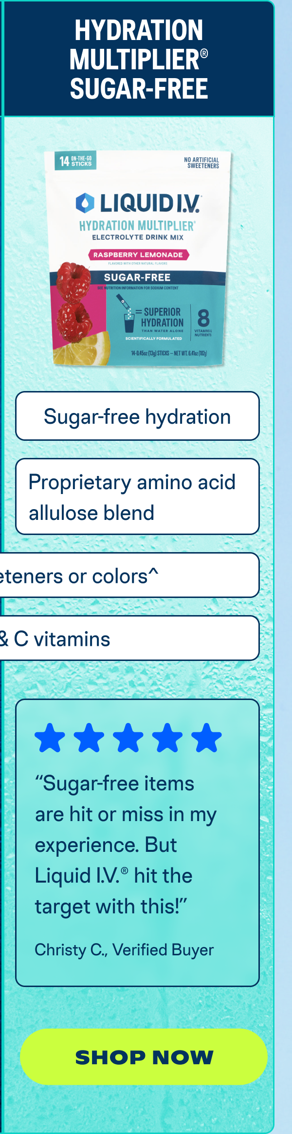 Hydration Multiplier Sugar-Free