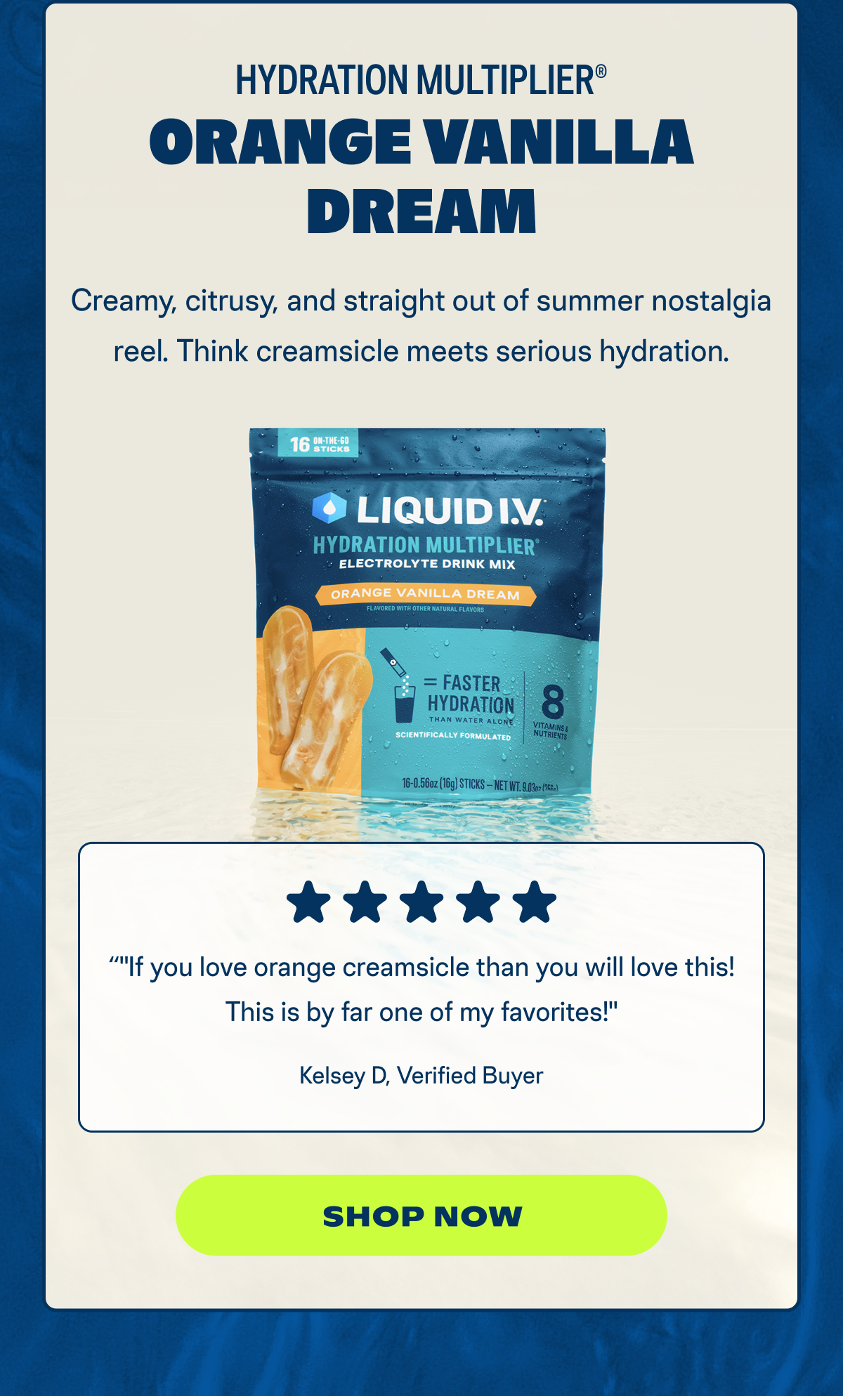 Orange Vanille Dream Hydration Multiplier