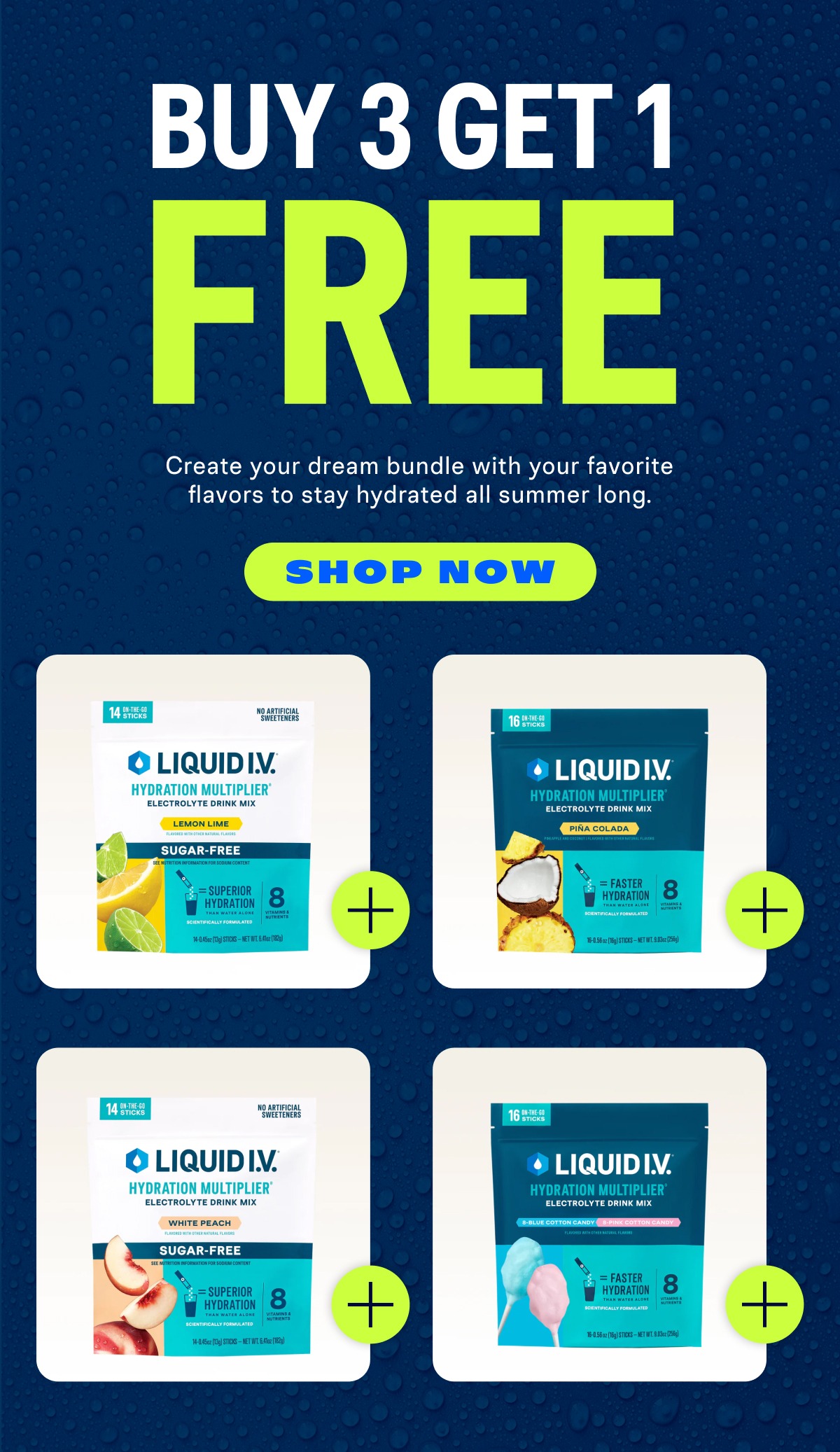 Buy 3 Get 1 FREE