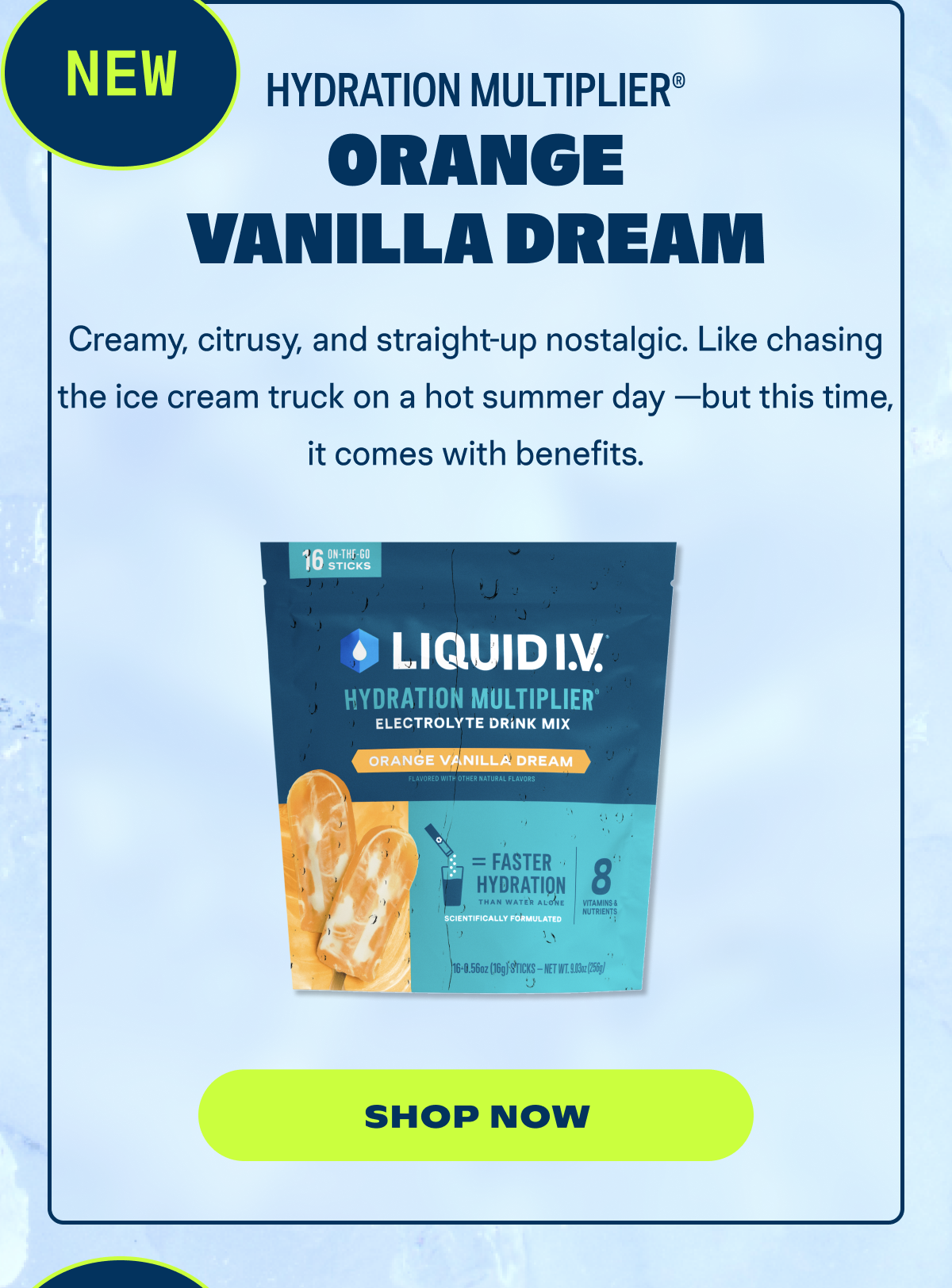 Orange Vanilla Dream Hydration Multiplier