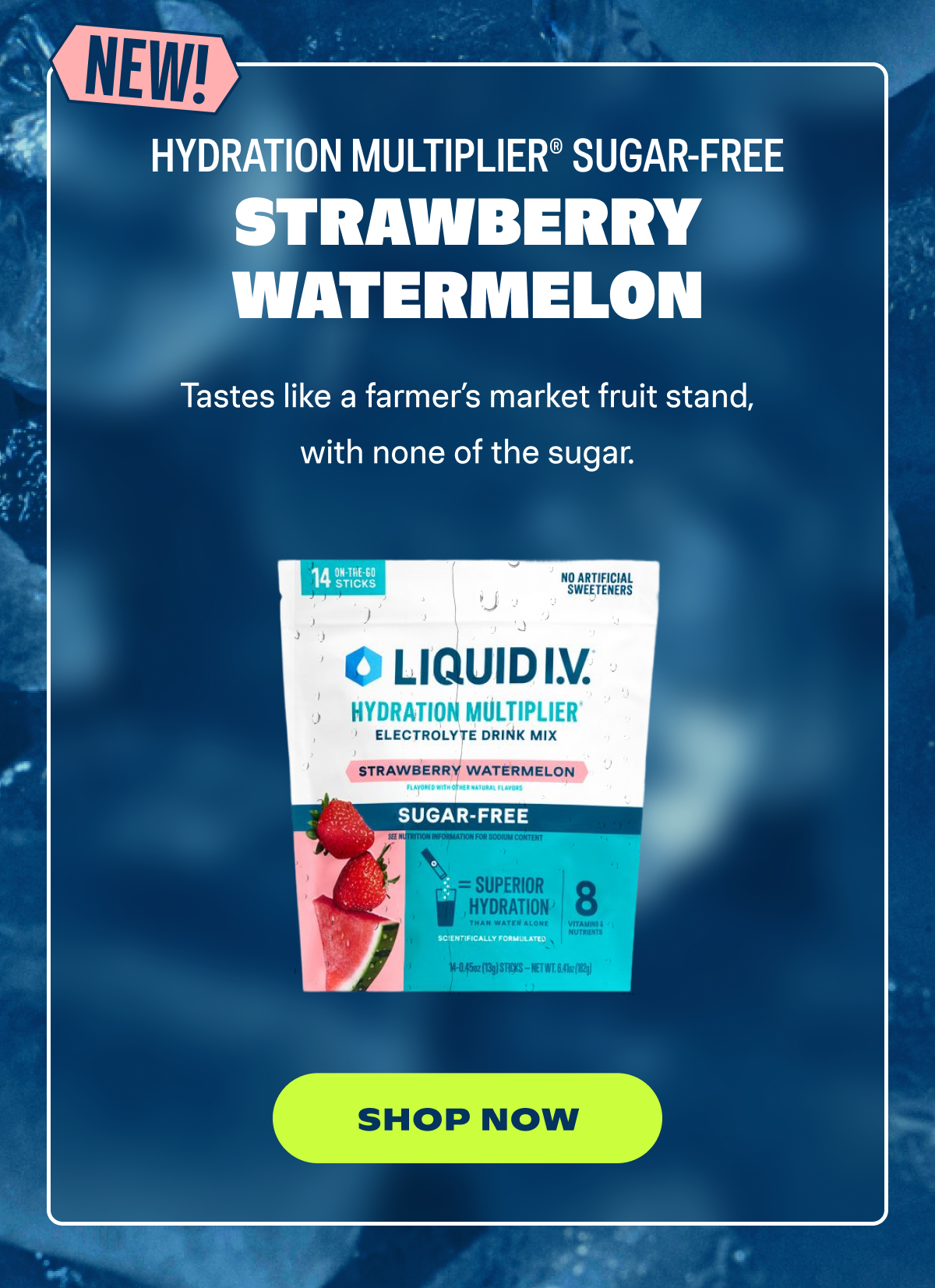 Strawberry Watermelon Sugar-Free Hydration Multiplier