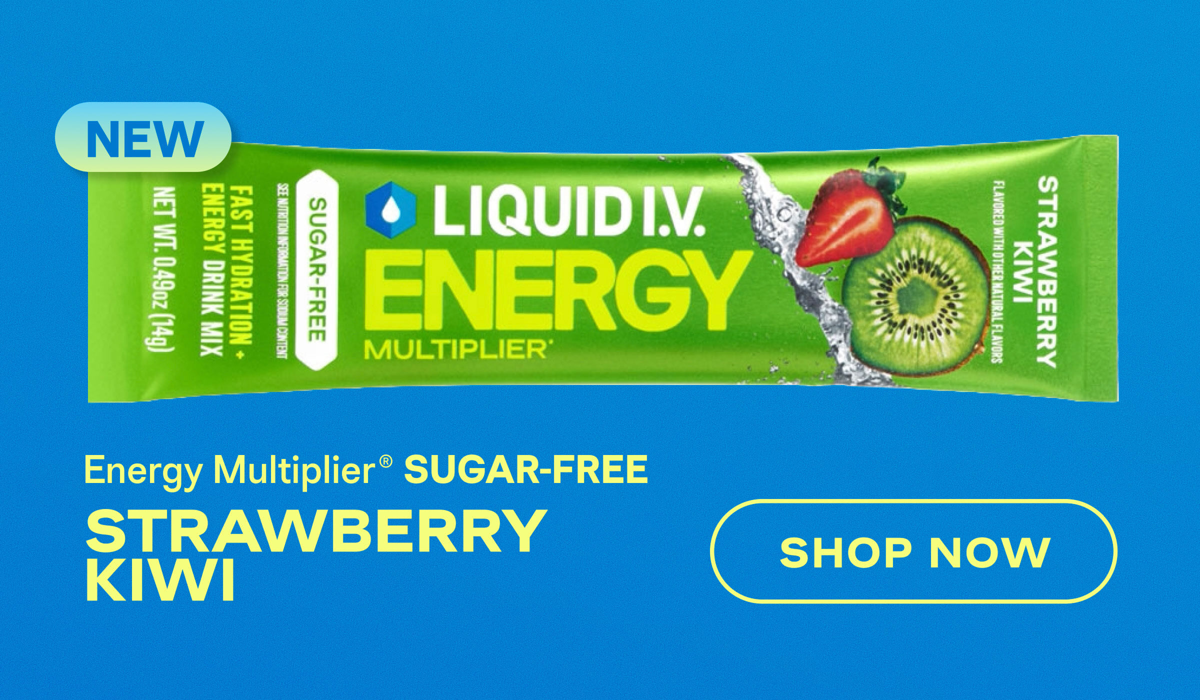 Energy Multiplier Sugar-Free Strawberry Kiwi