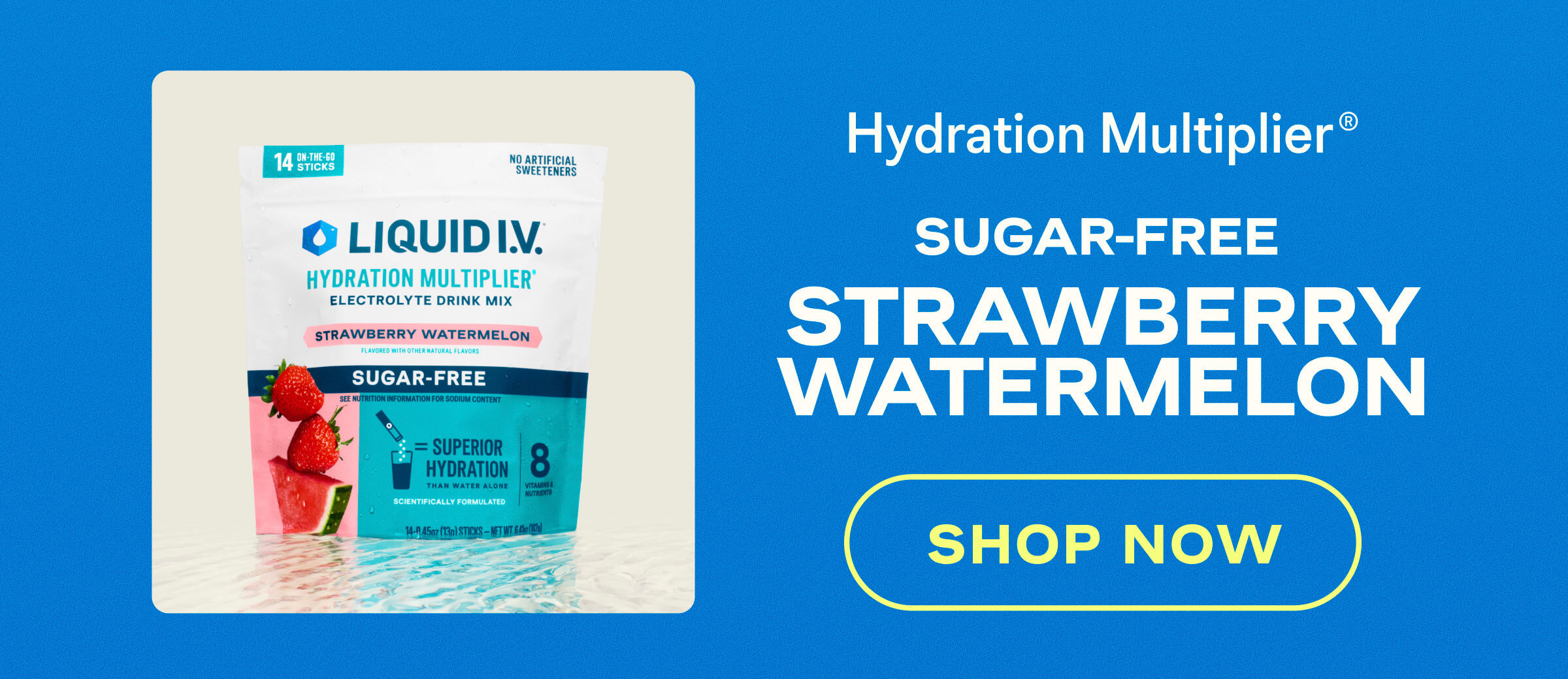 Hydration Multiplier Sugar-Free Strawberry Watermelon