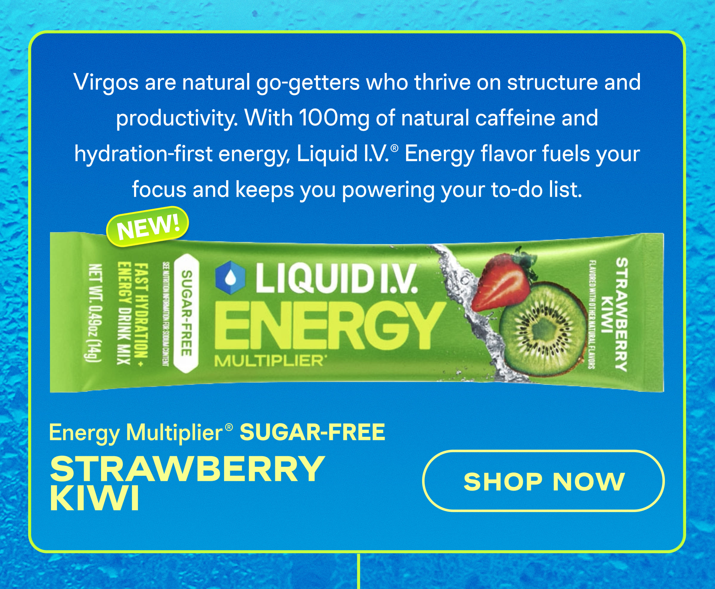 Strawberry Kiwi Energy Multiplier Sugar-Free