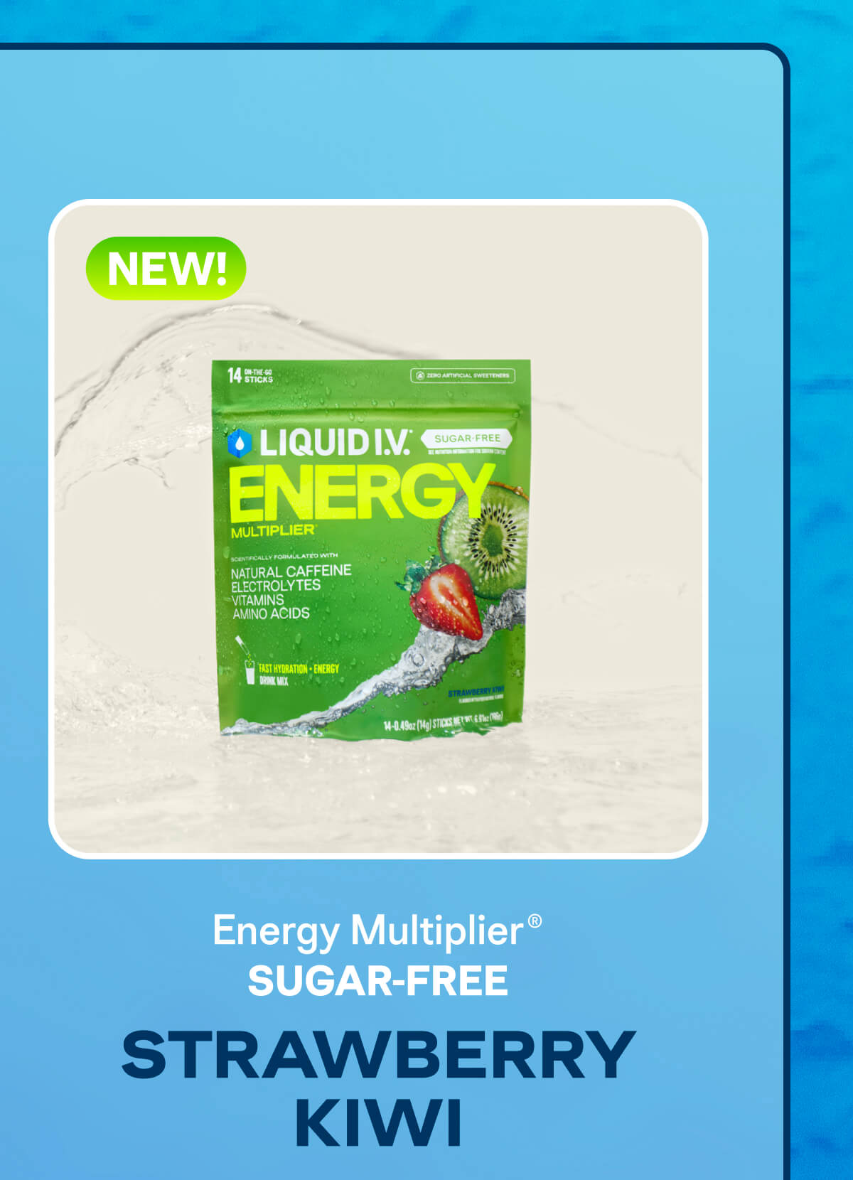 Strawberry Kiwi Energy Multiplier Sugar-Free