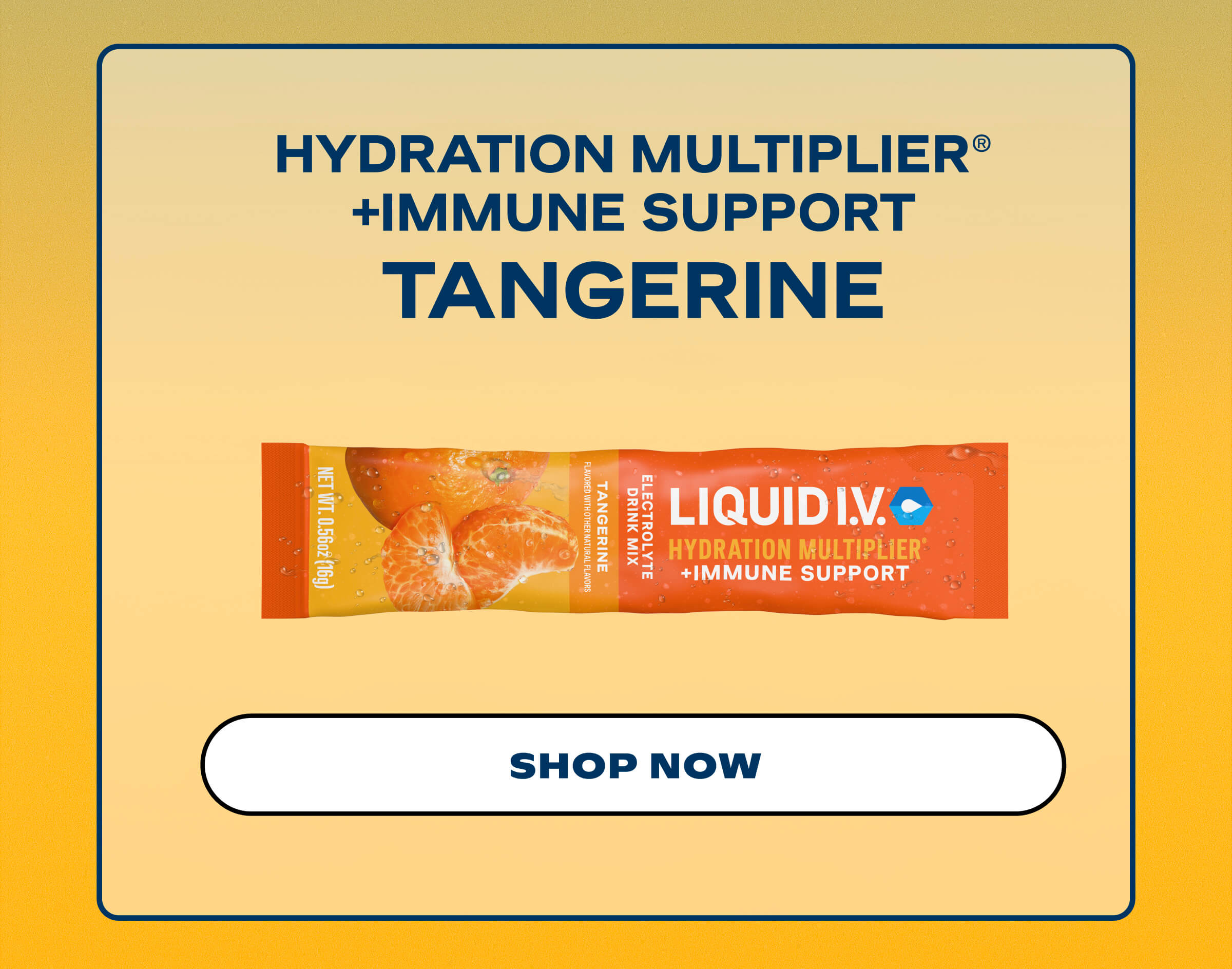 Tangerine Hydration Multiplier +Immune Support