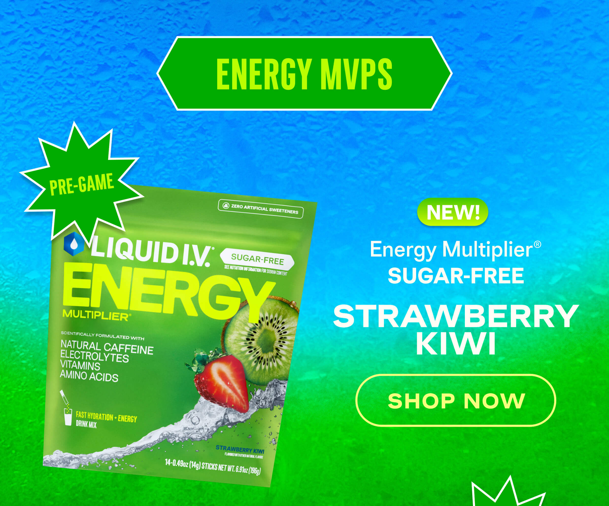 Strawberry Kiwi Energy Multiplier Sugar-Free