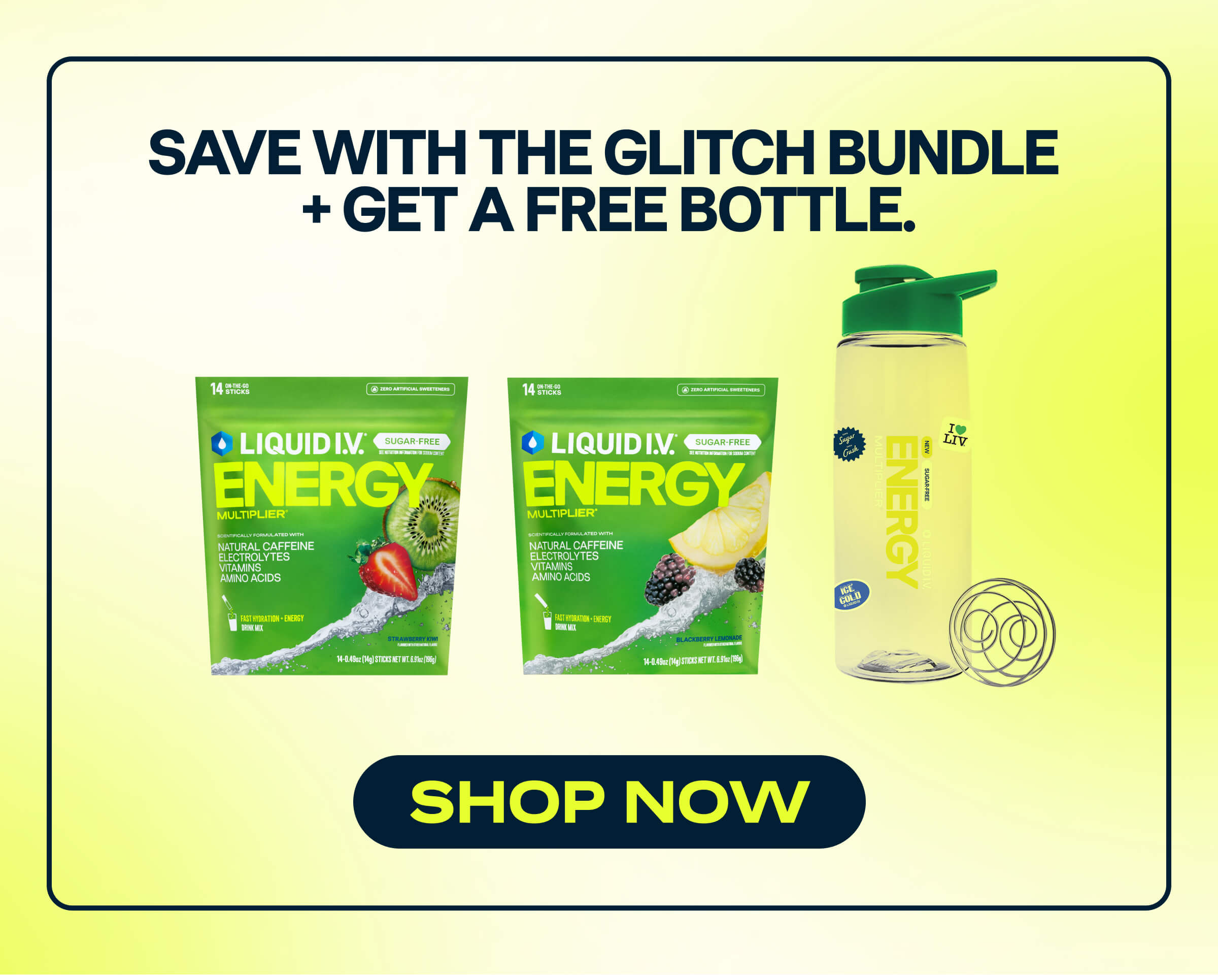 Save with the Glitch Bundle + Get a FREE Bottle