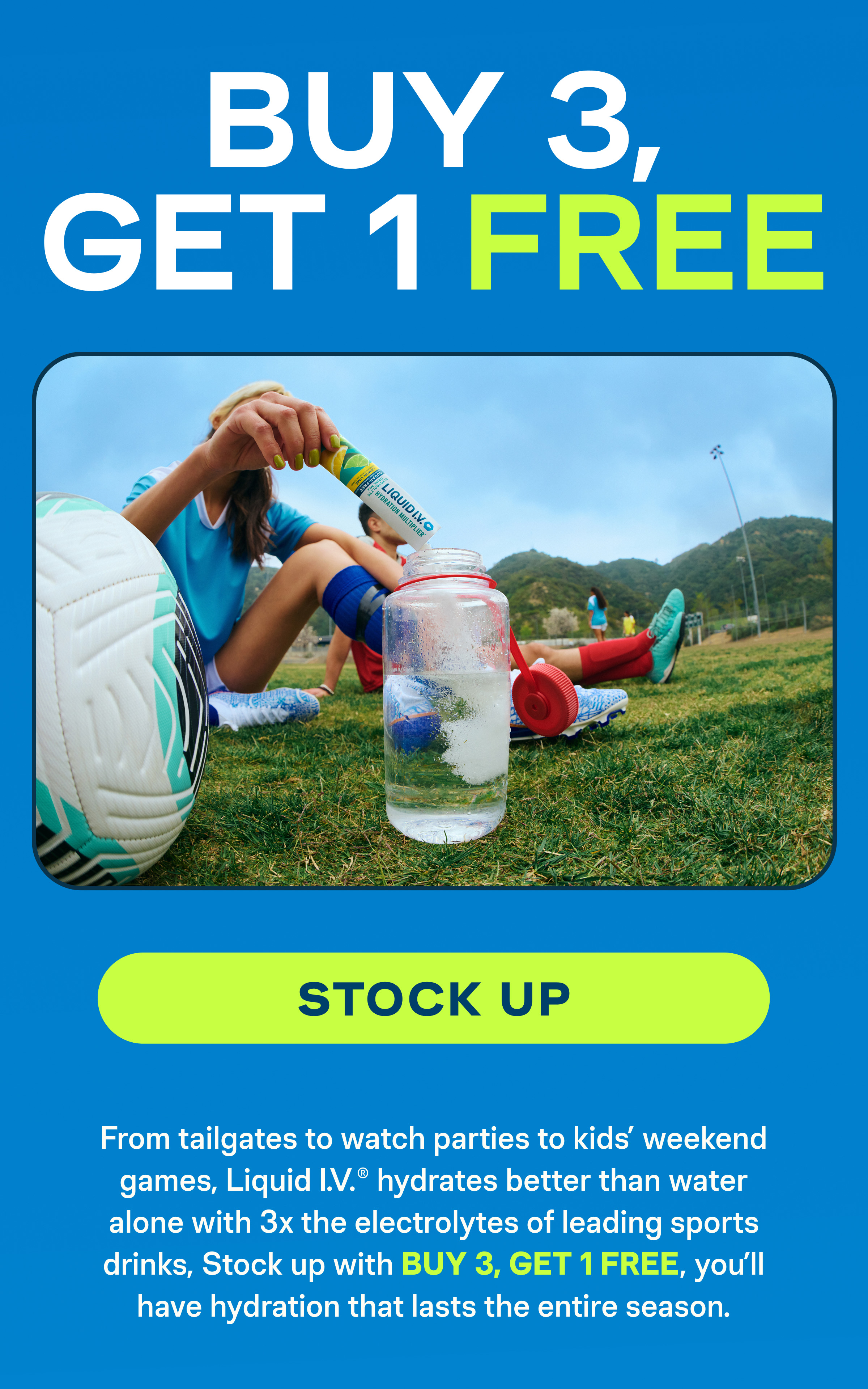Buy 3, Get 1 FREE