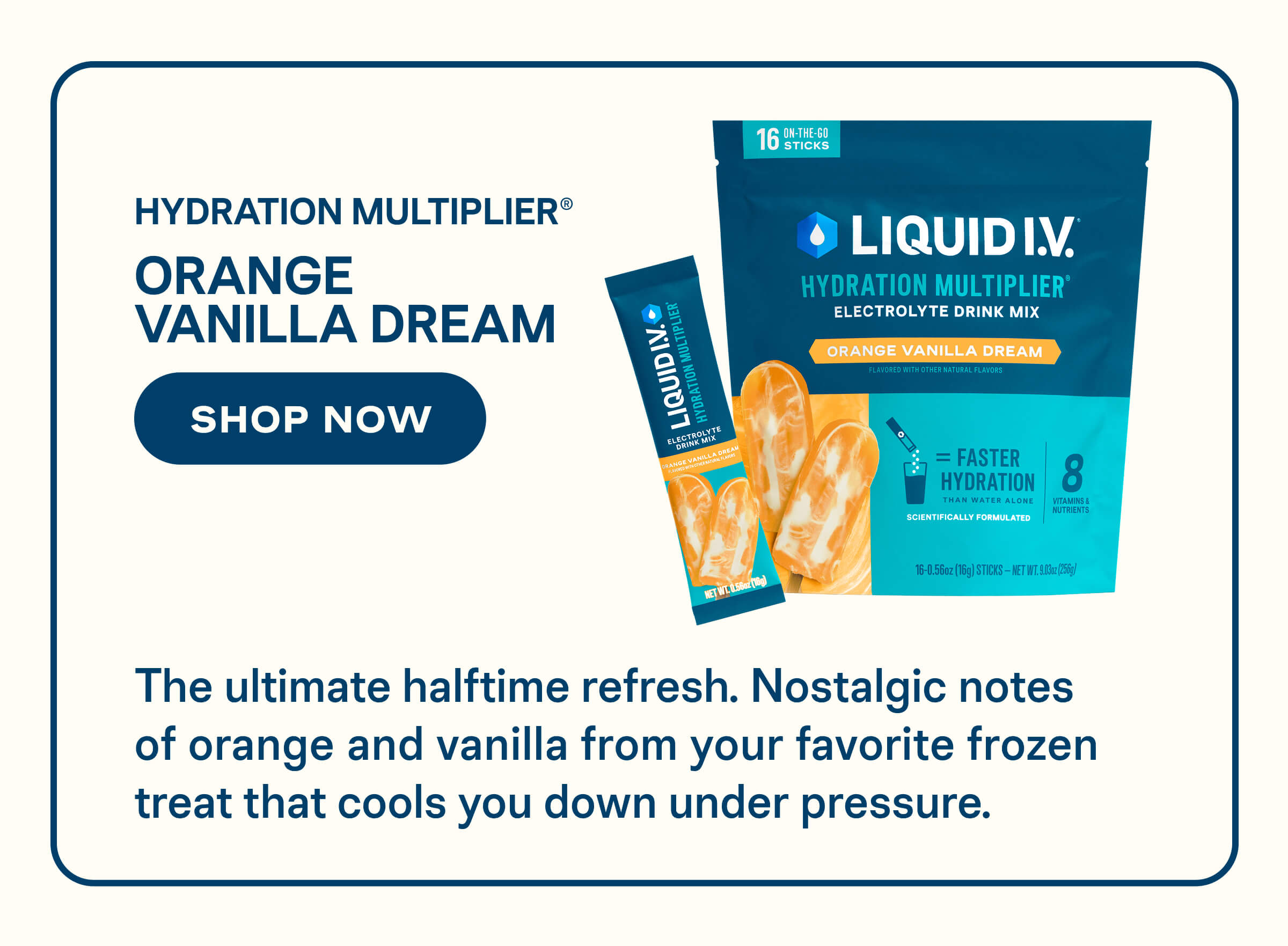 Orange Vanilla Dream Hydration Multiplier 