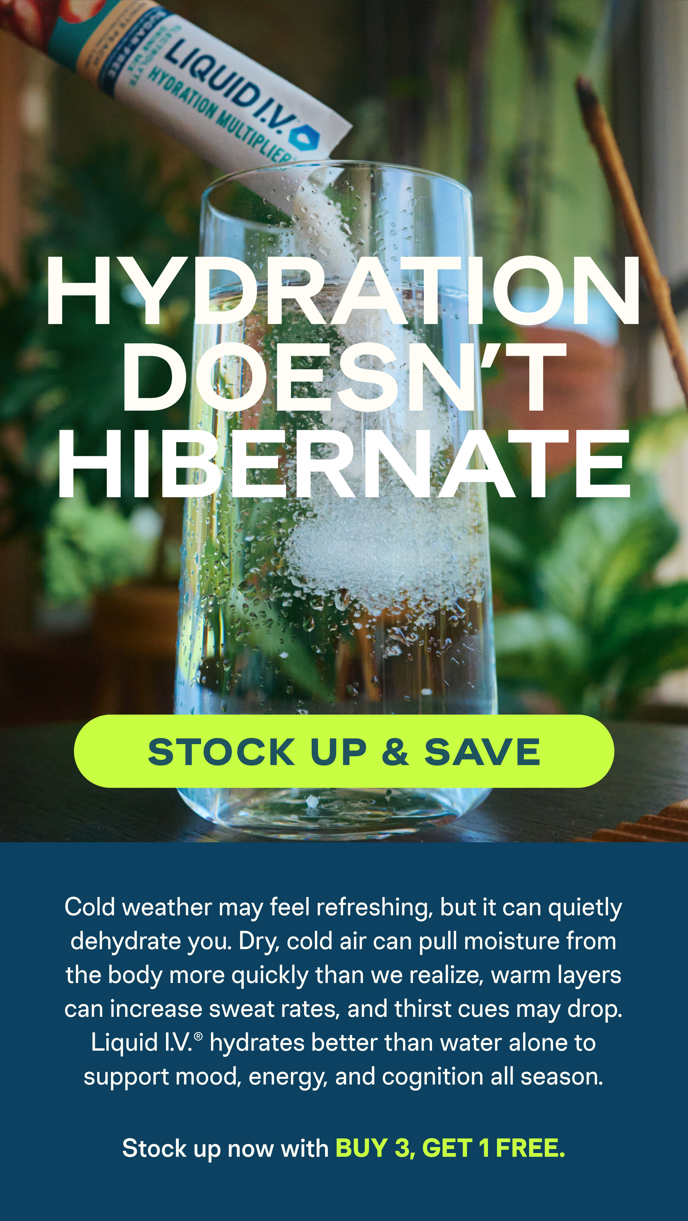 Hydration Doesn't Hibernate