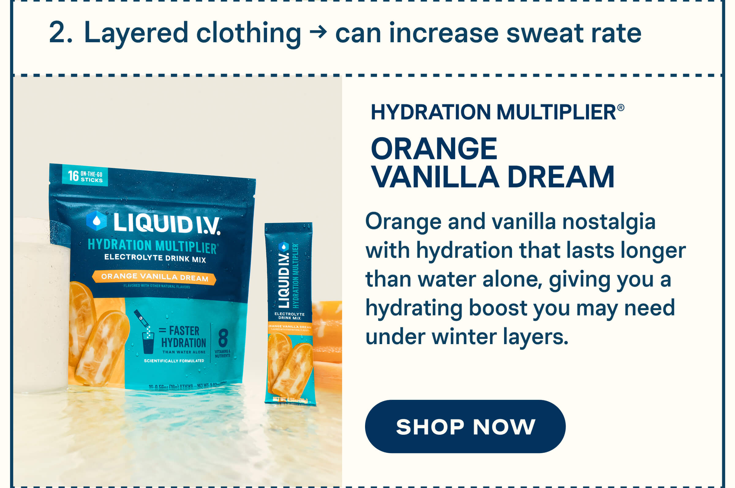 Orange Vanilla Dream Hydration Multiplier