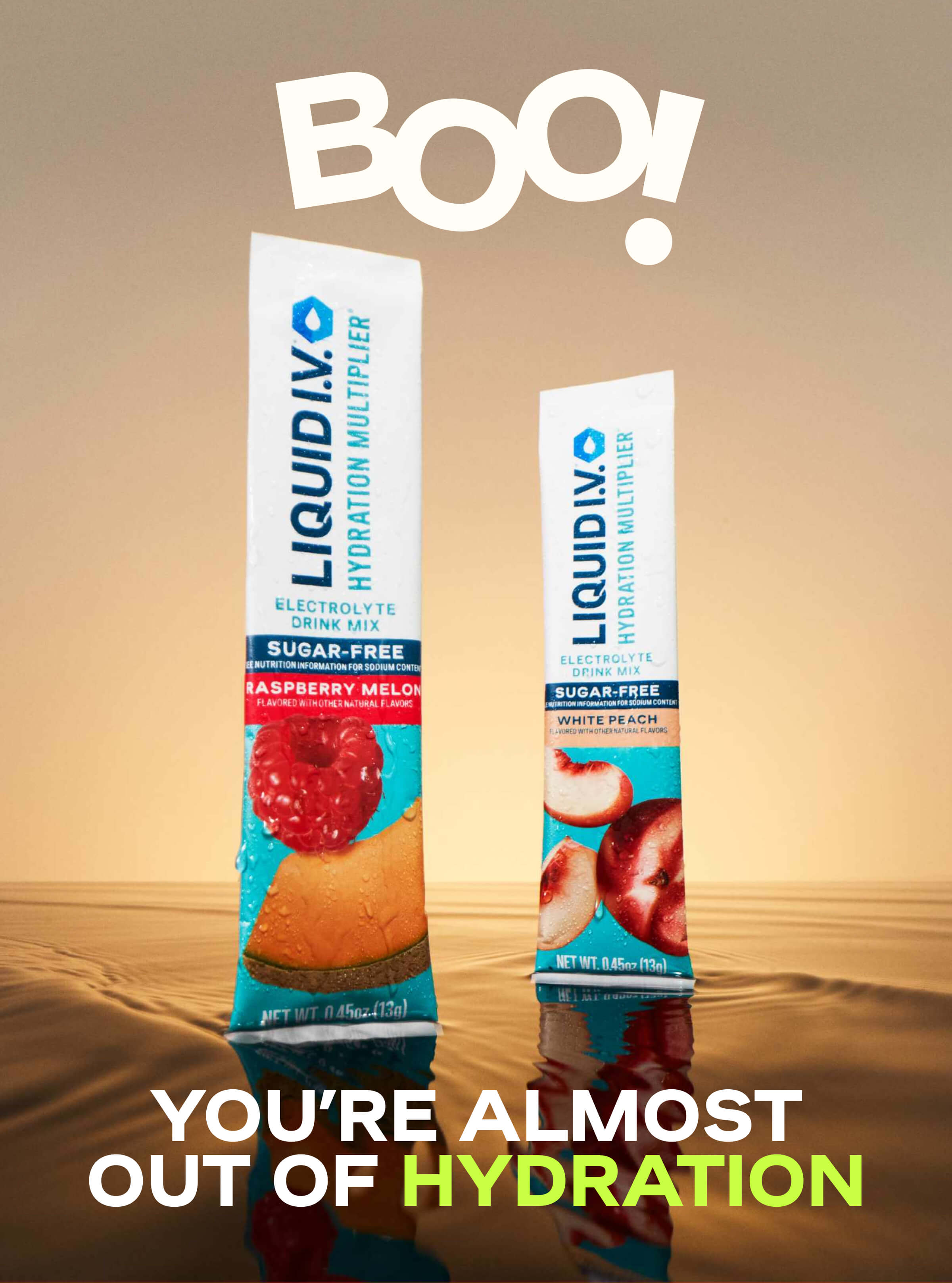 BOO! You're Almost Out of Hydration