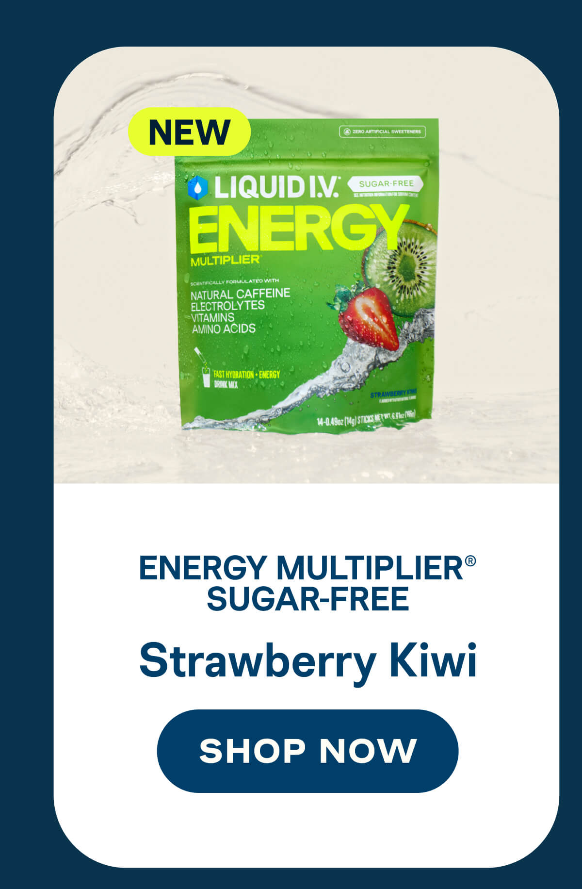 Strawberry Kiwi Energy Multiplier Sugar-Free