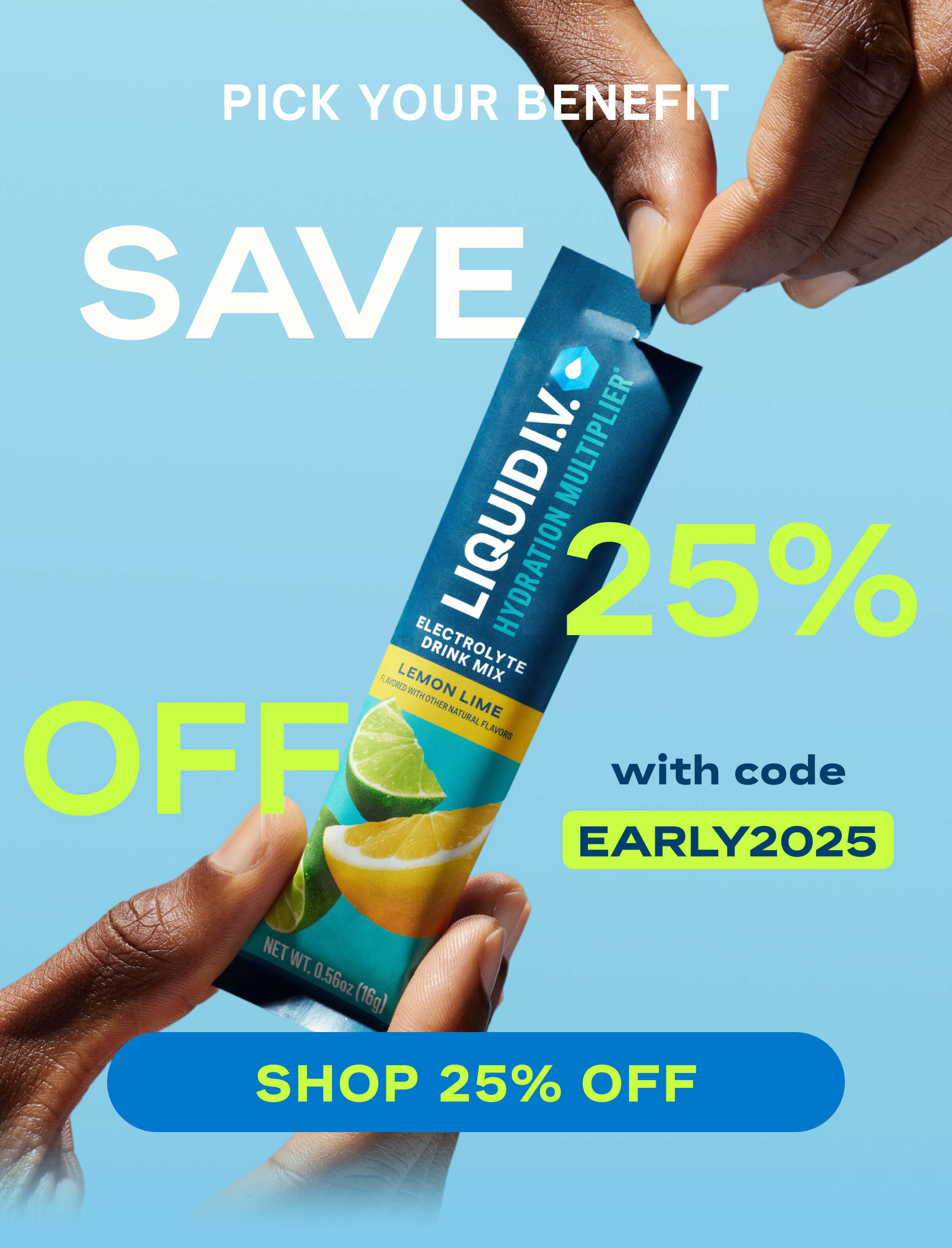 Save 25% OFF