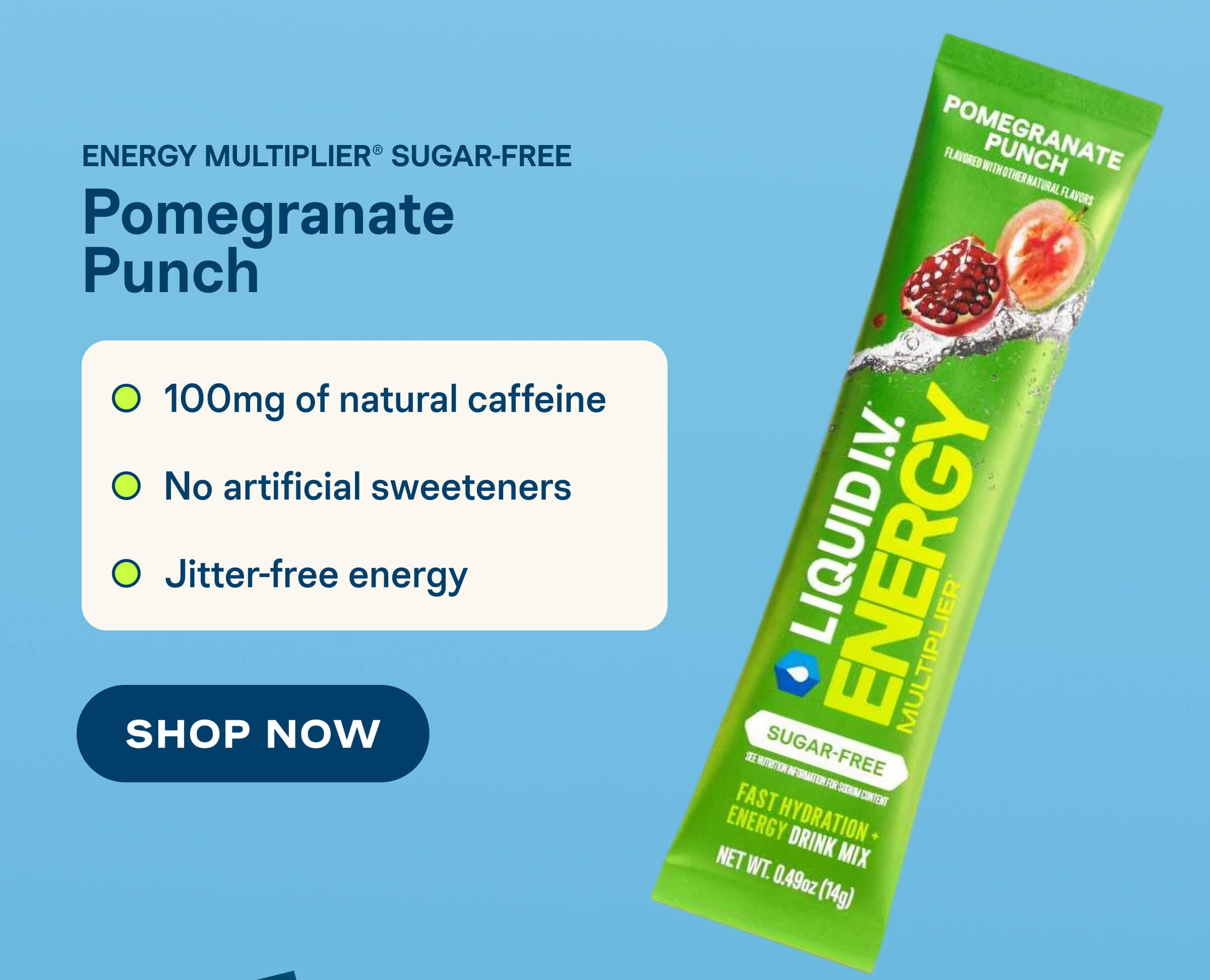 Pomegranate Punch Energy Multiplier Sugar-Free