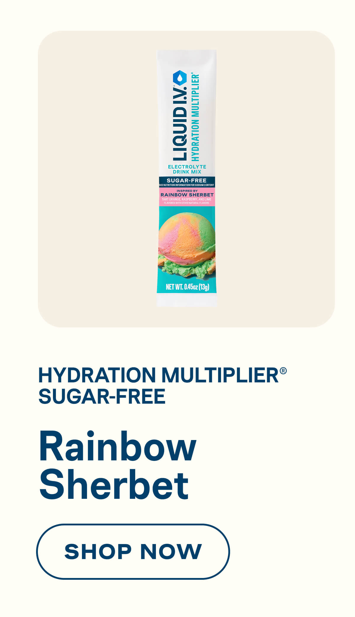 Rainbow Sherbet Hydration Multiplier Sugar-Free