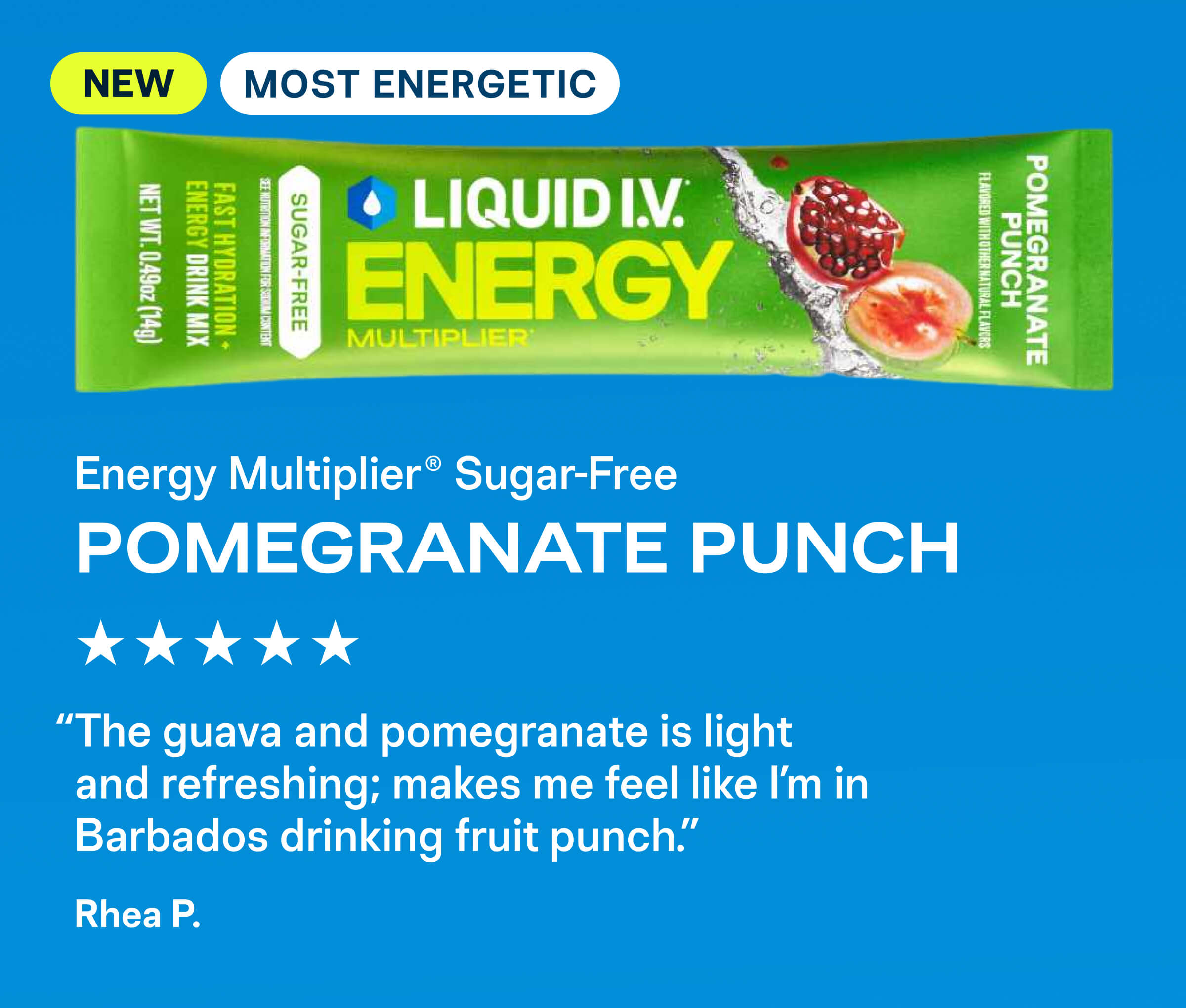 Pomegranate Punch Energy Multiplier Sugar-Free