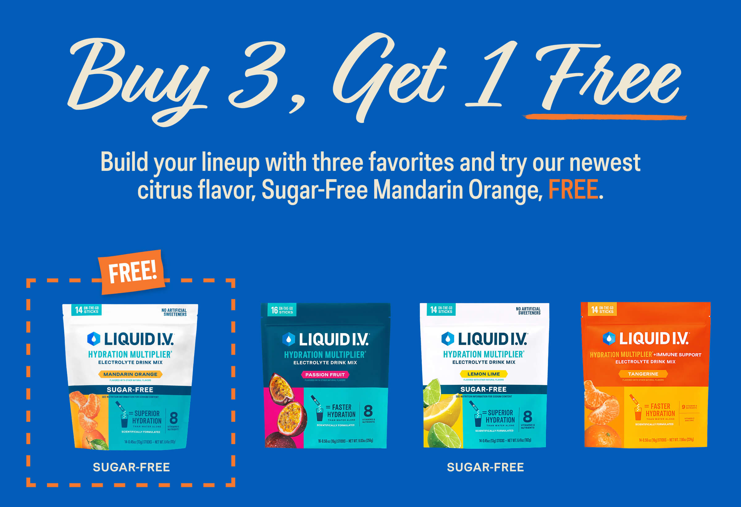 Buy 3, Get 1 Free