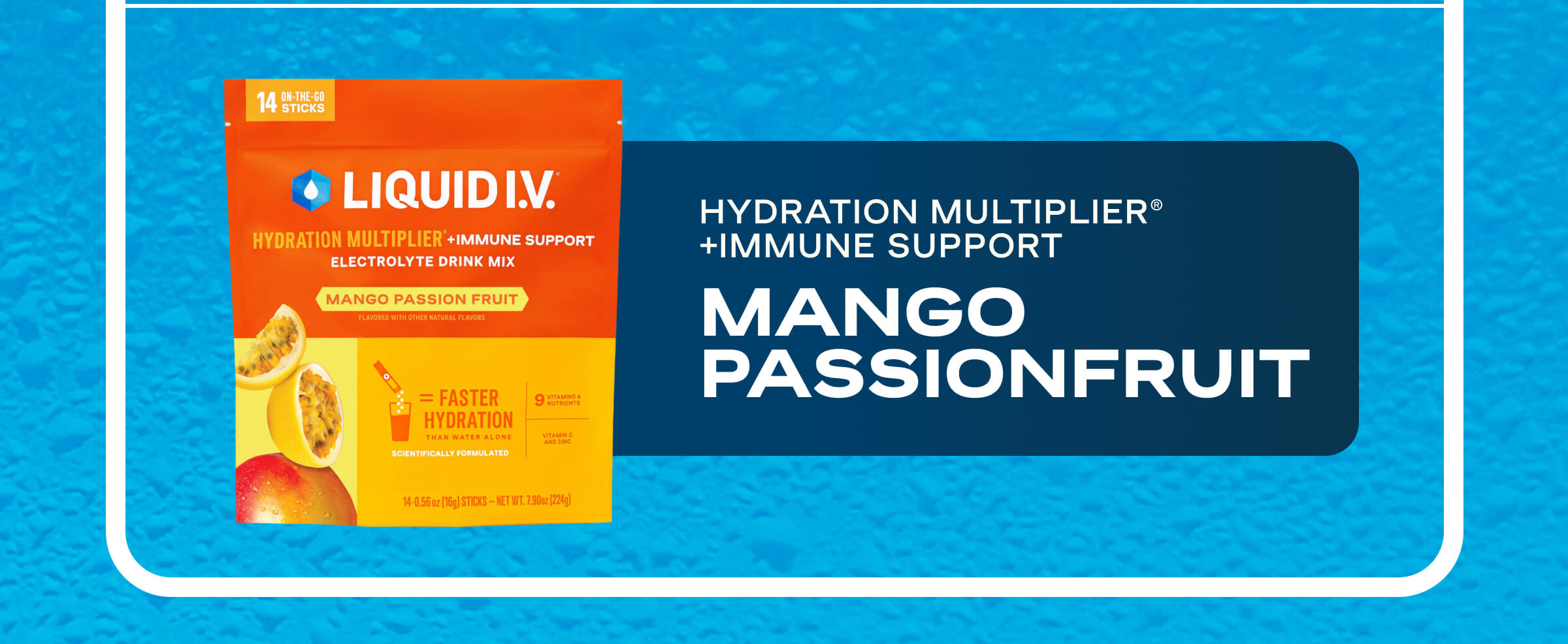 Mango Passionfruit Hydration Multiplier +Immune Support