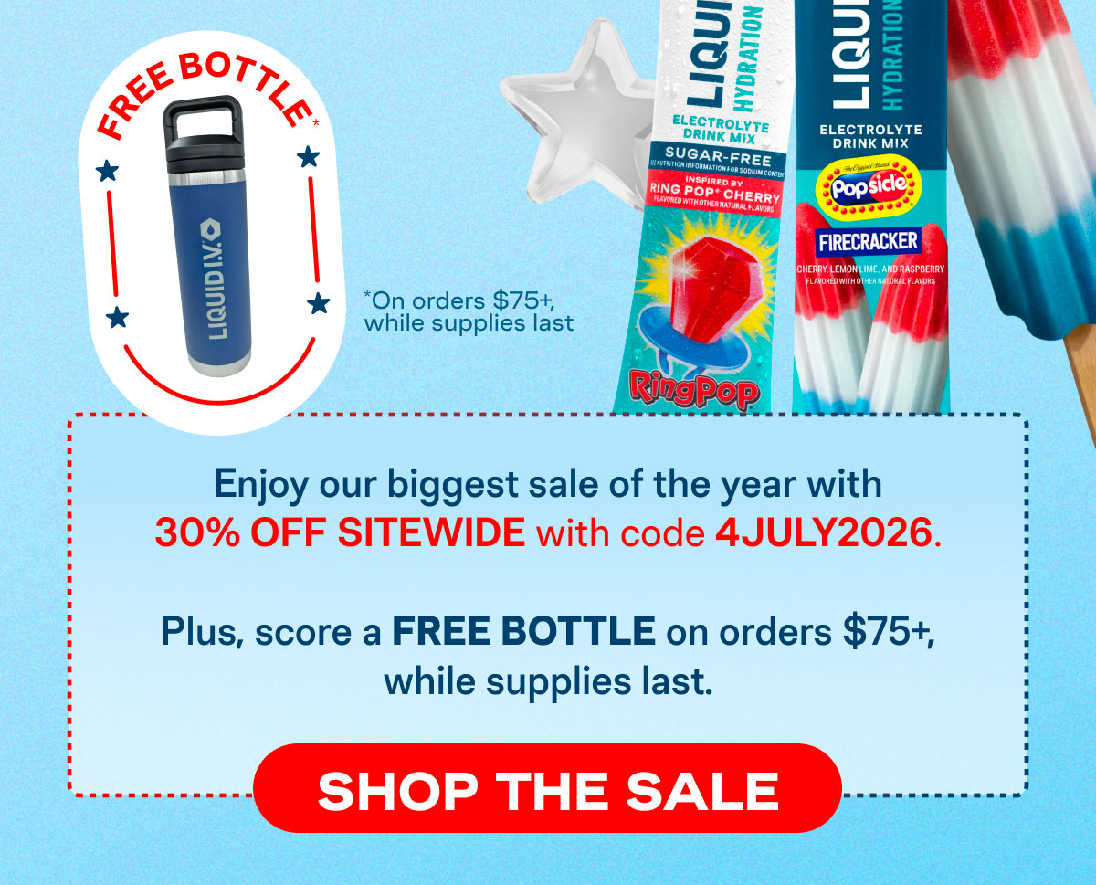 30% Off Sitewide with code 4JULY2026
