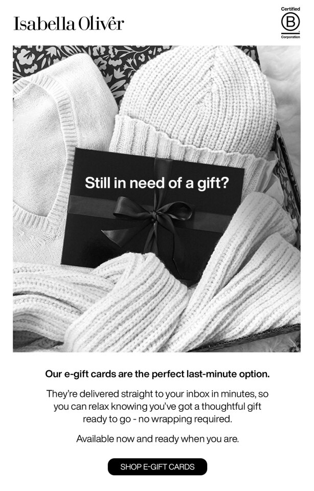 SHOP E-GIFT CARDS