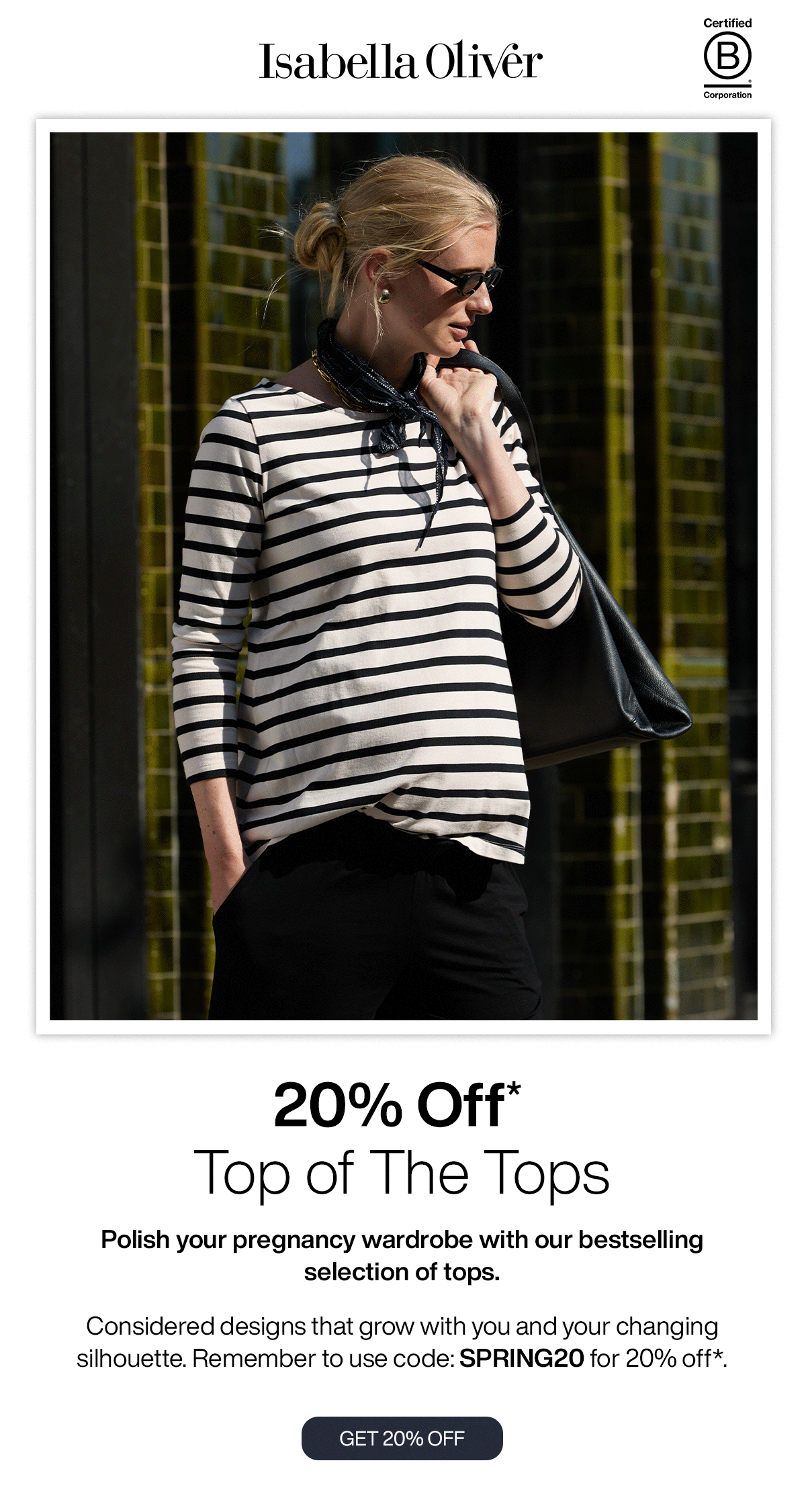 20% Off - Top of the Tops | USE CODE: SPRING20