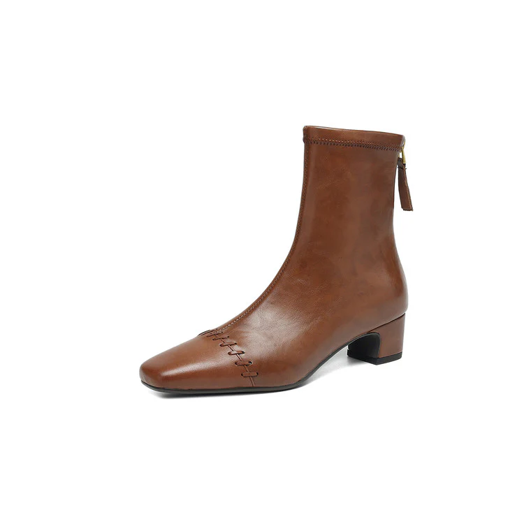 Image of French Square Toe Stretch Boots