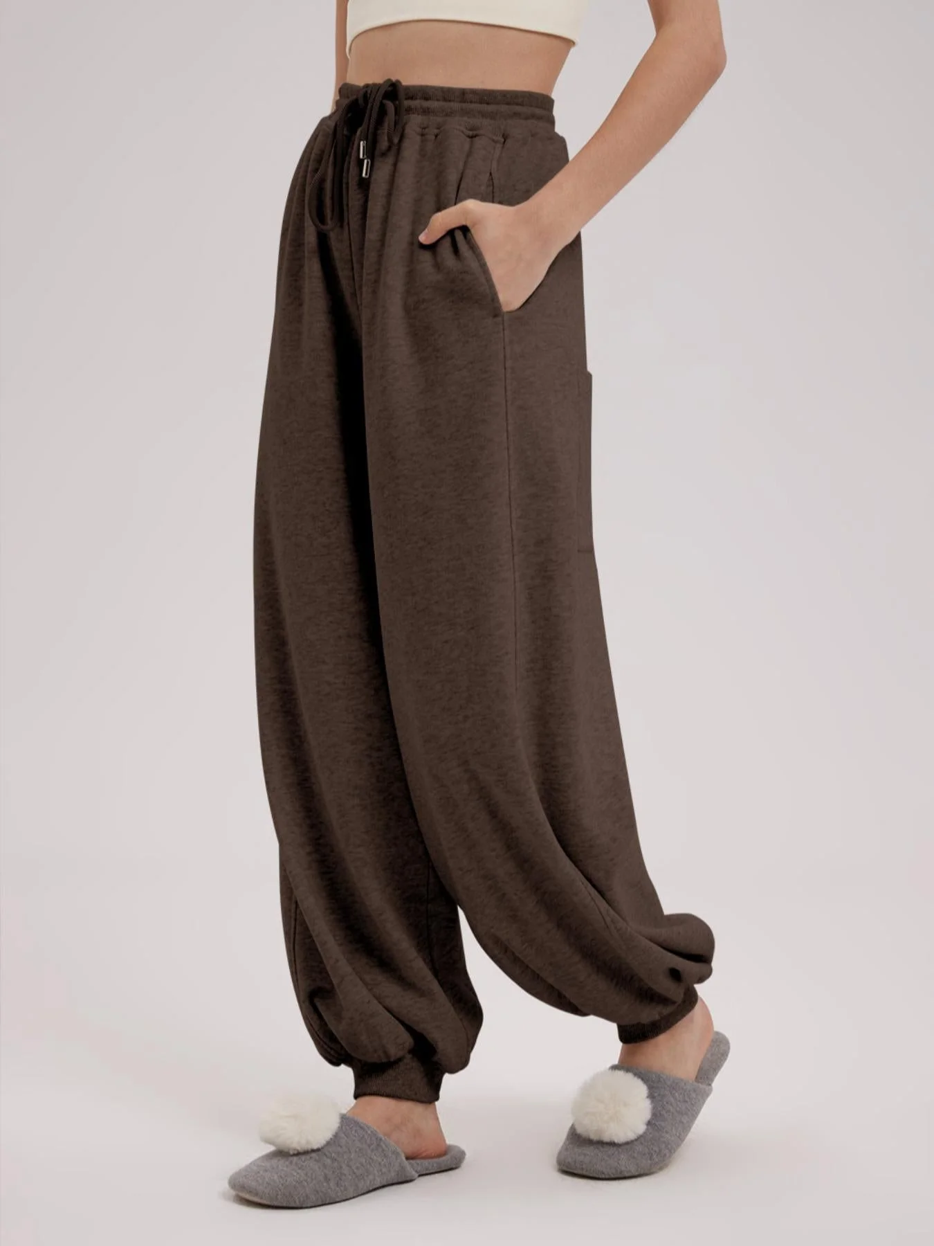 Image of Basic Drawstring Sweatpants