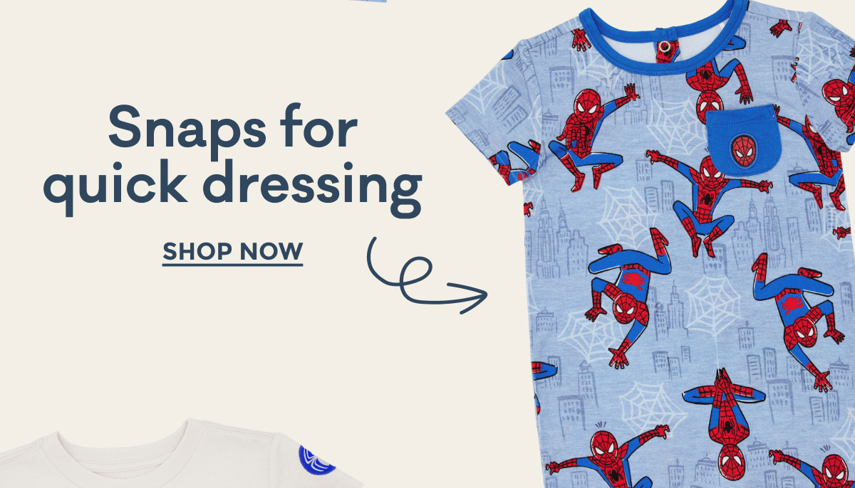 Snaps for quick dressing | Shop Now