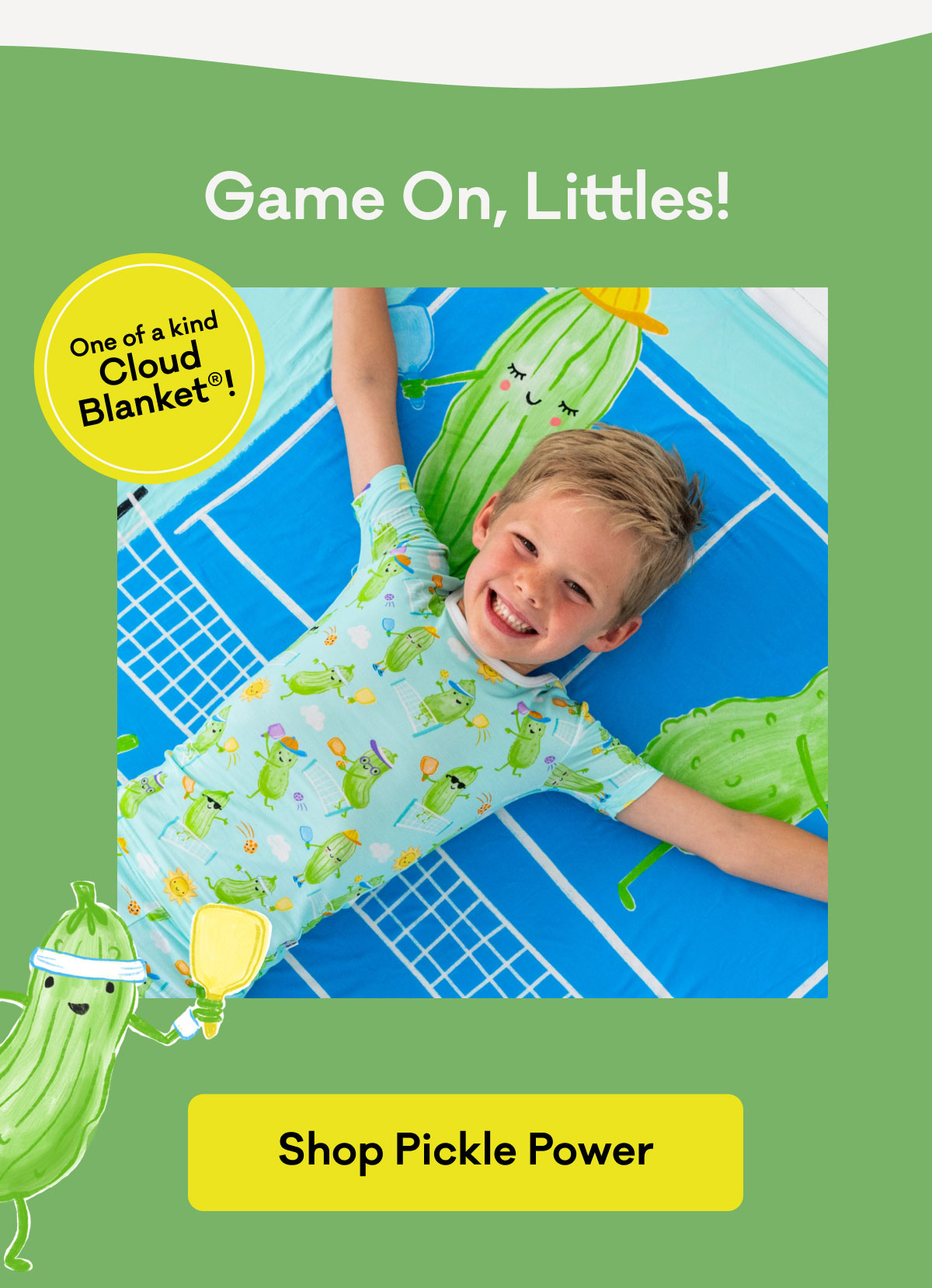 Game On, Littles! | One of a kind Cloud Blanket®! | Shop Pickle Power