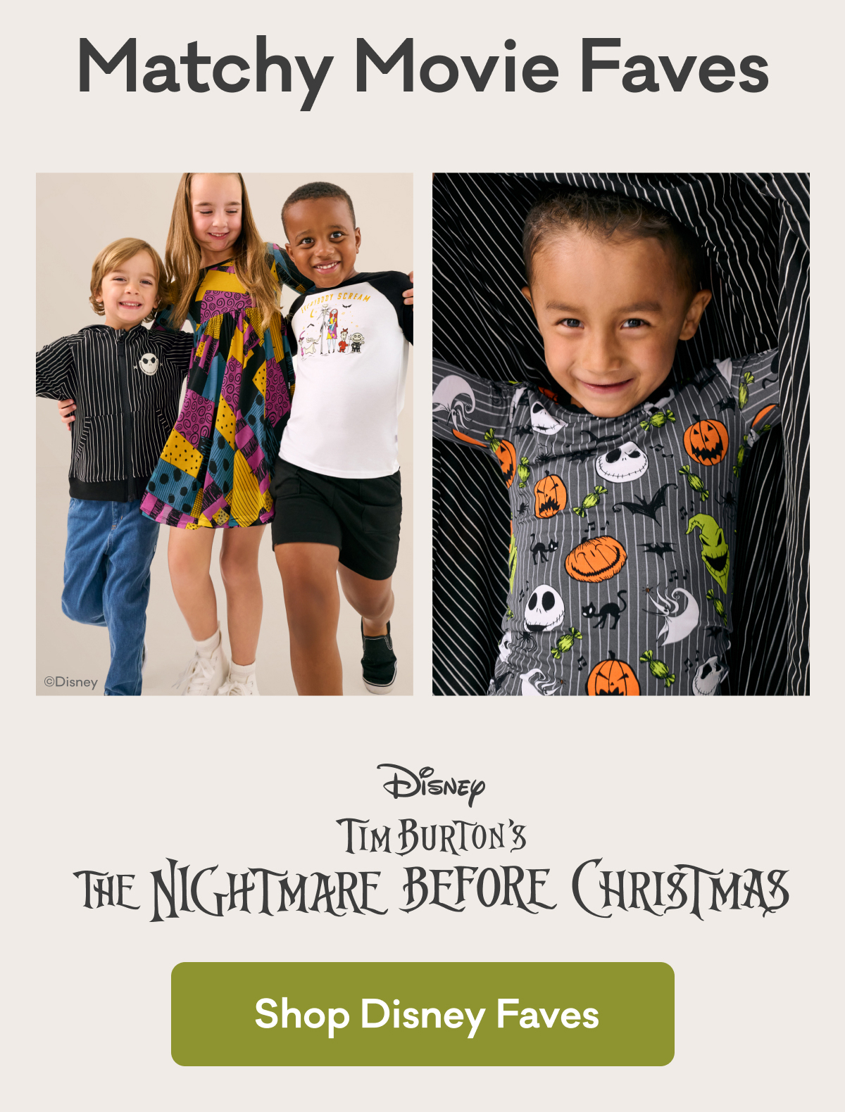 Matchy Movie Faves | Disney Tim Burton's The Nightmare Before Christmas | Shop Disney Faves