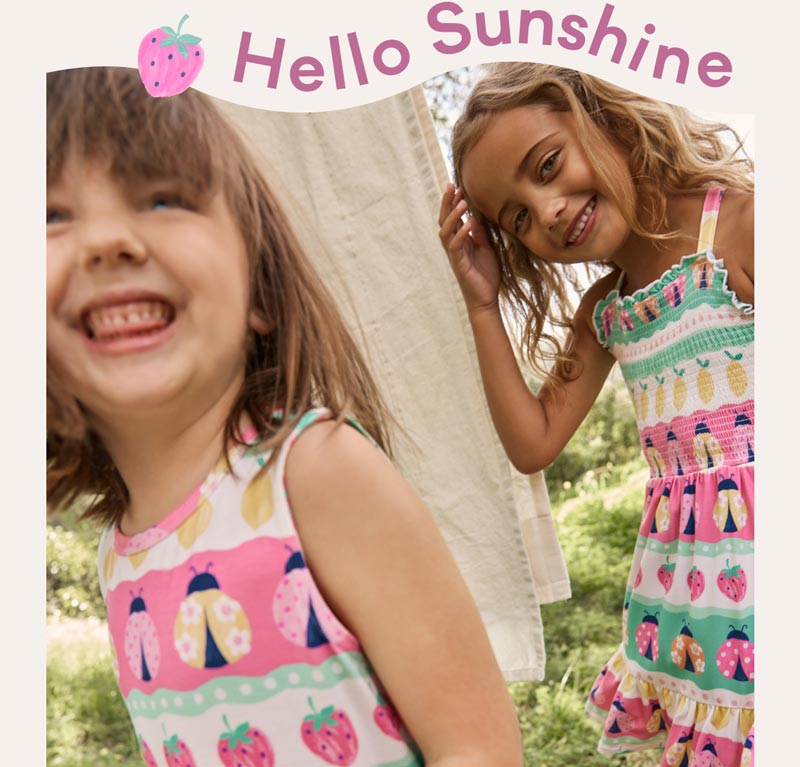 Hello Sunshine | ladybug lane smocked dress