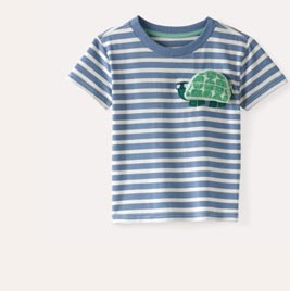 zippy turtle relaxed pocket tee