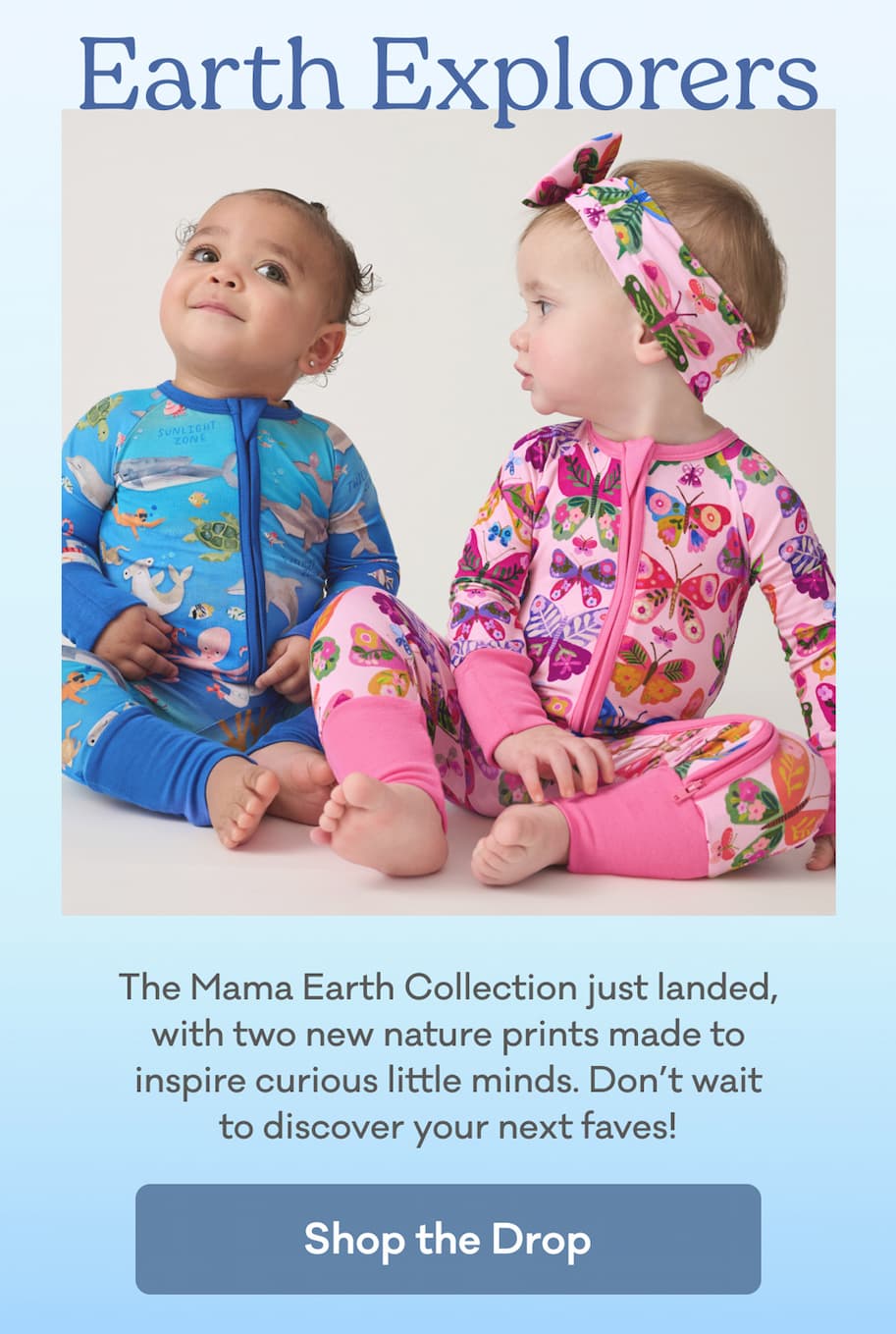 Earth Explorers | The Mama Earth Collection just landed, with two new nature prints made to inspire curious little minds. Don’t wait to discover your next faves! | Shop the Drop