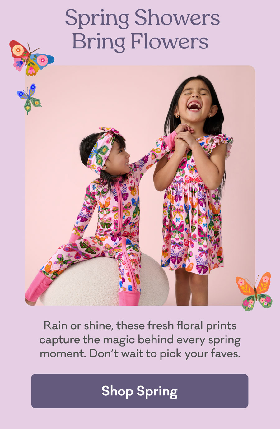 Spring Showers Bring Flowers | Rain or shine, these fresh floral prints capture the magic behind every spring moment. Don't wait to pick your faves. | Shop Spring