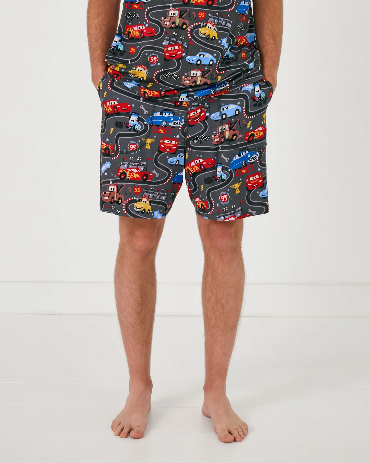 Image of Pixar Cars Piston Cup Men's Pajama Shorts