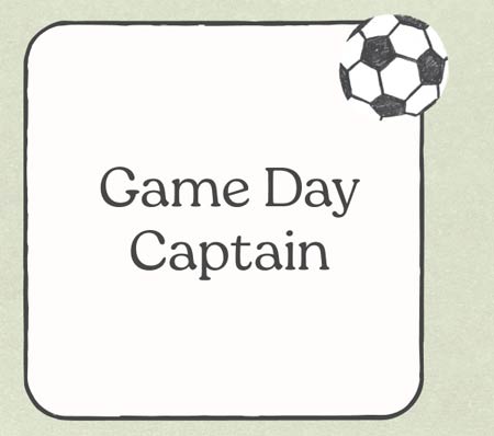 Game Day Captain