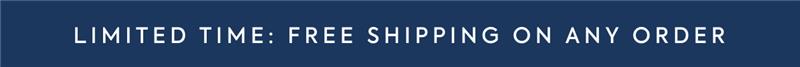 Limited time: free shipping