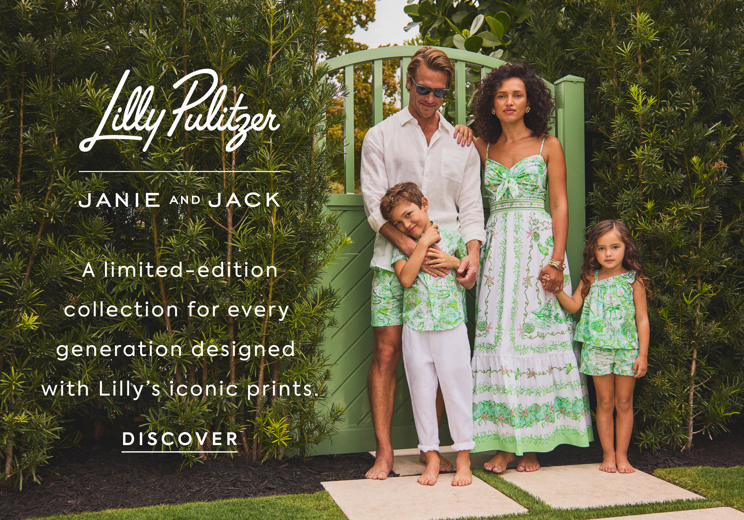 Lilly Pulitzer Janie and Jack A limited-edition collection for every  generation designed with Lilly’s iconic prints.
