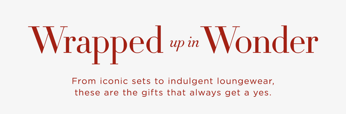 Wrapped up in Wonder