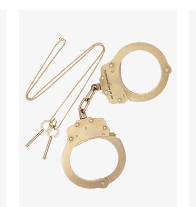 Kiki de Montparnasse Gold Handcuffs